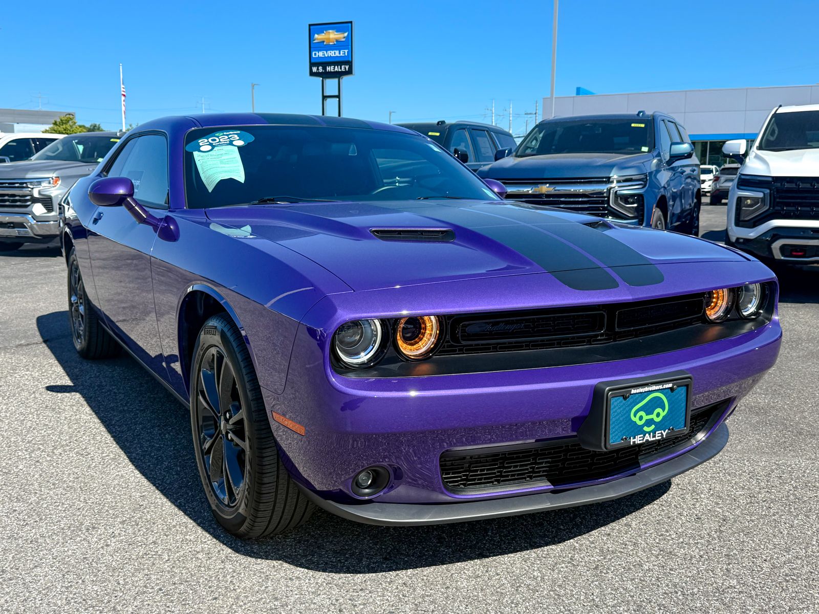 Photo view of 2023 Dodge Challenger in Purple