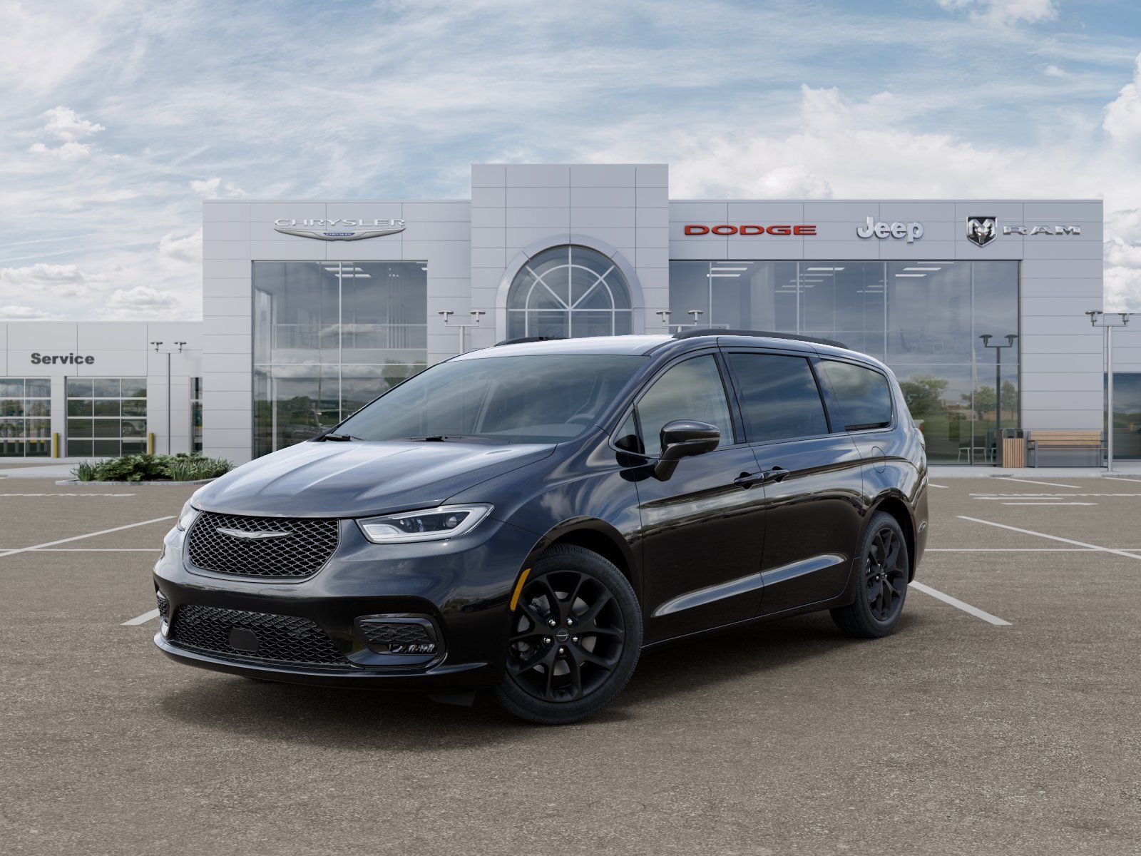 Photo view of 2026 Chrysler Pacifica in Black