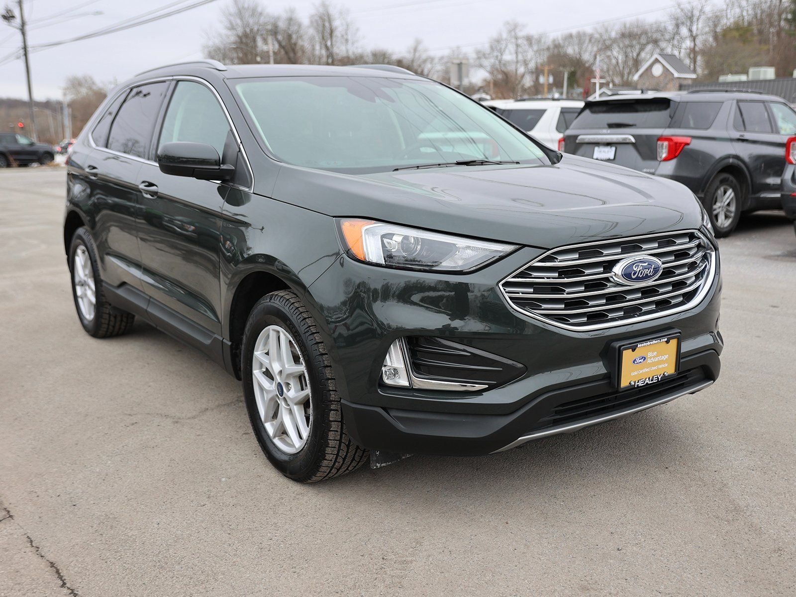 Photo view of 2022 Ford Edge in Green