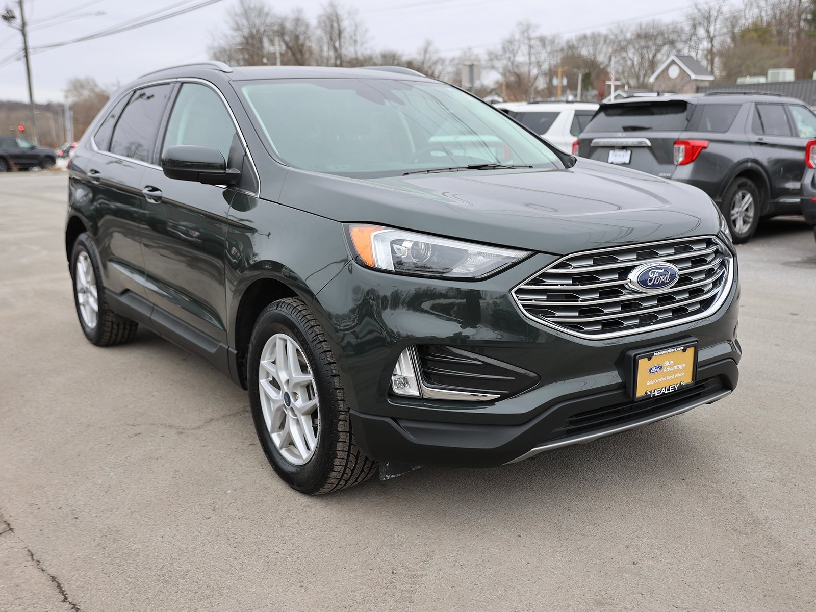 Photo view of 2022 Ford Edge in Green