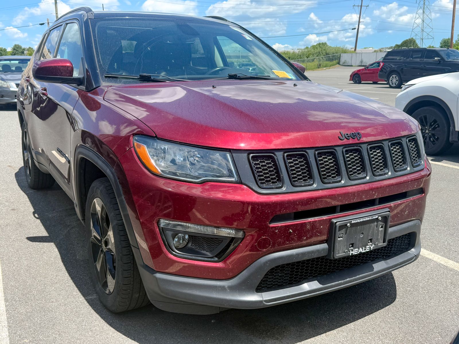 Photo view of 2021 Jeep Compass in Red