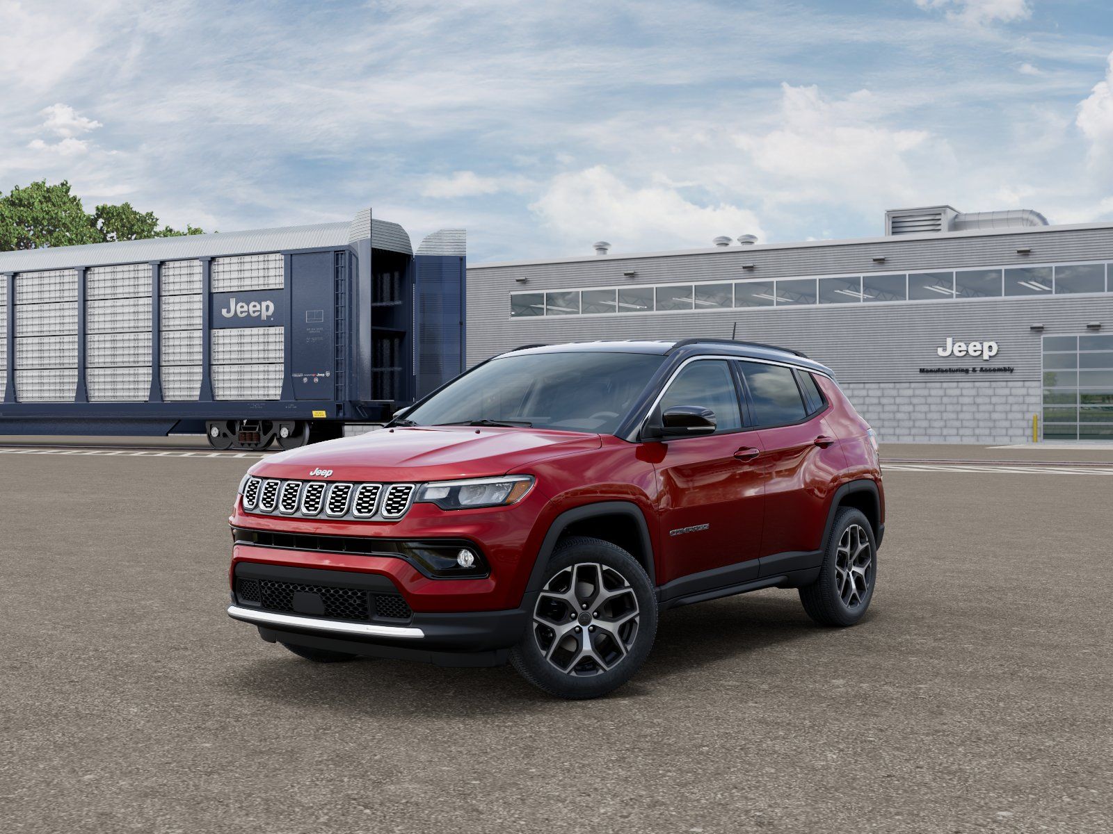Photo view of 2026 Jeep Compass in Red