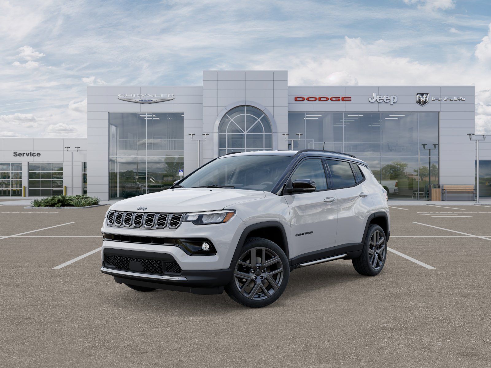Photo view of 2026 Jeep Compass in White