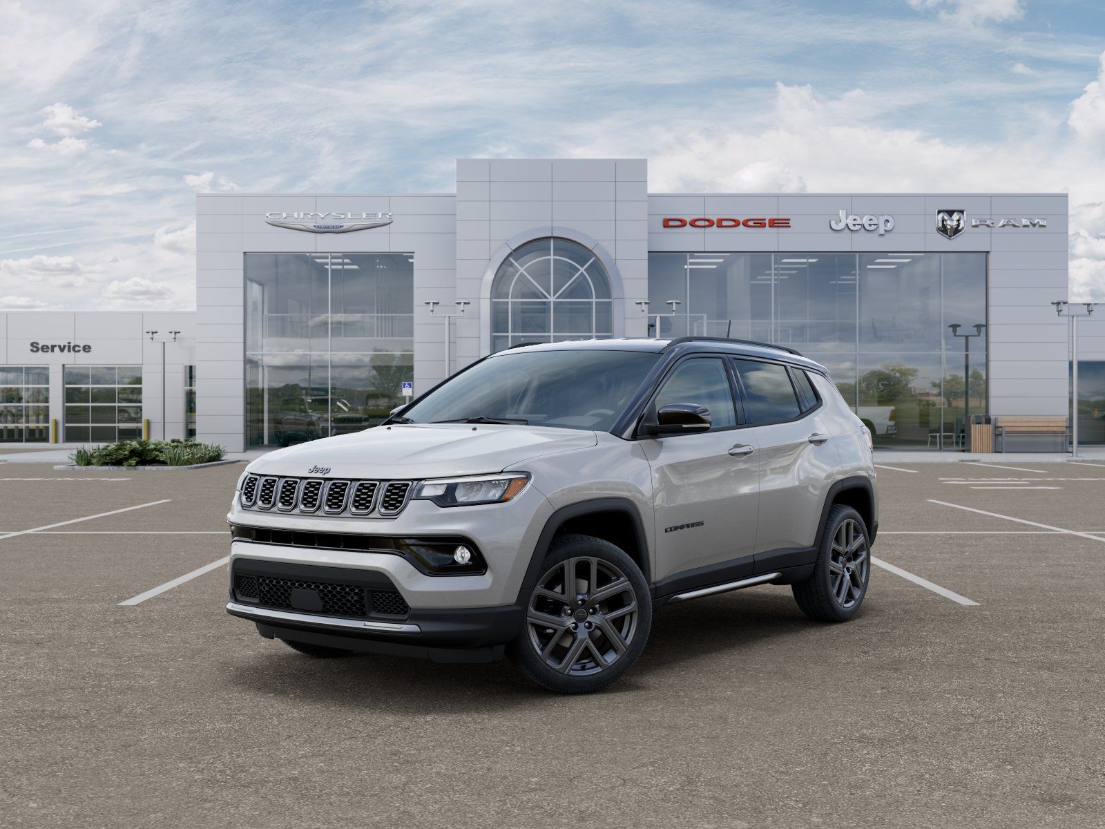 Photo view of 2026 Jeep Compass in Silver