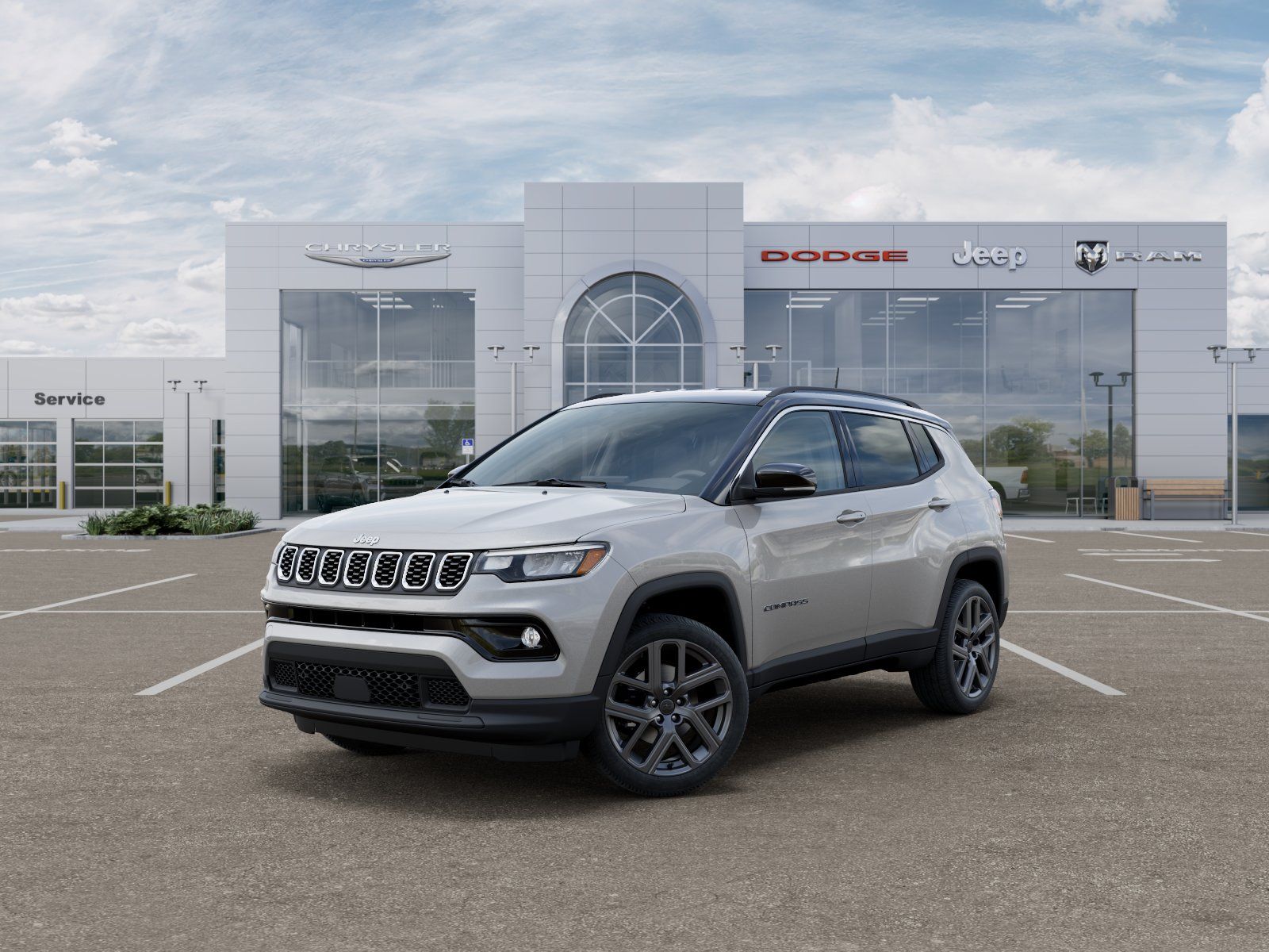Photo view of 2026 Jeep Compass in Silver