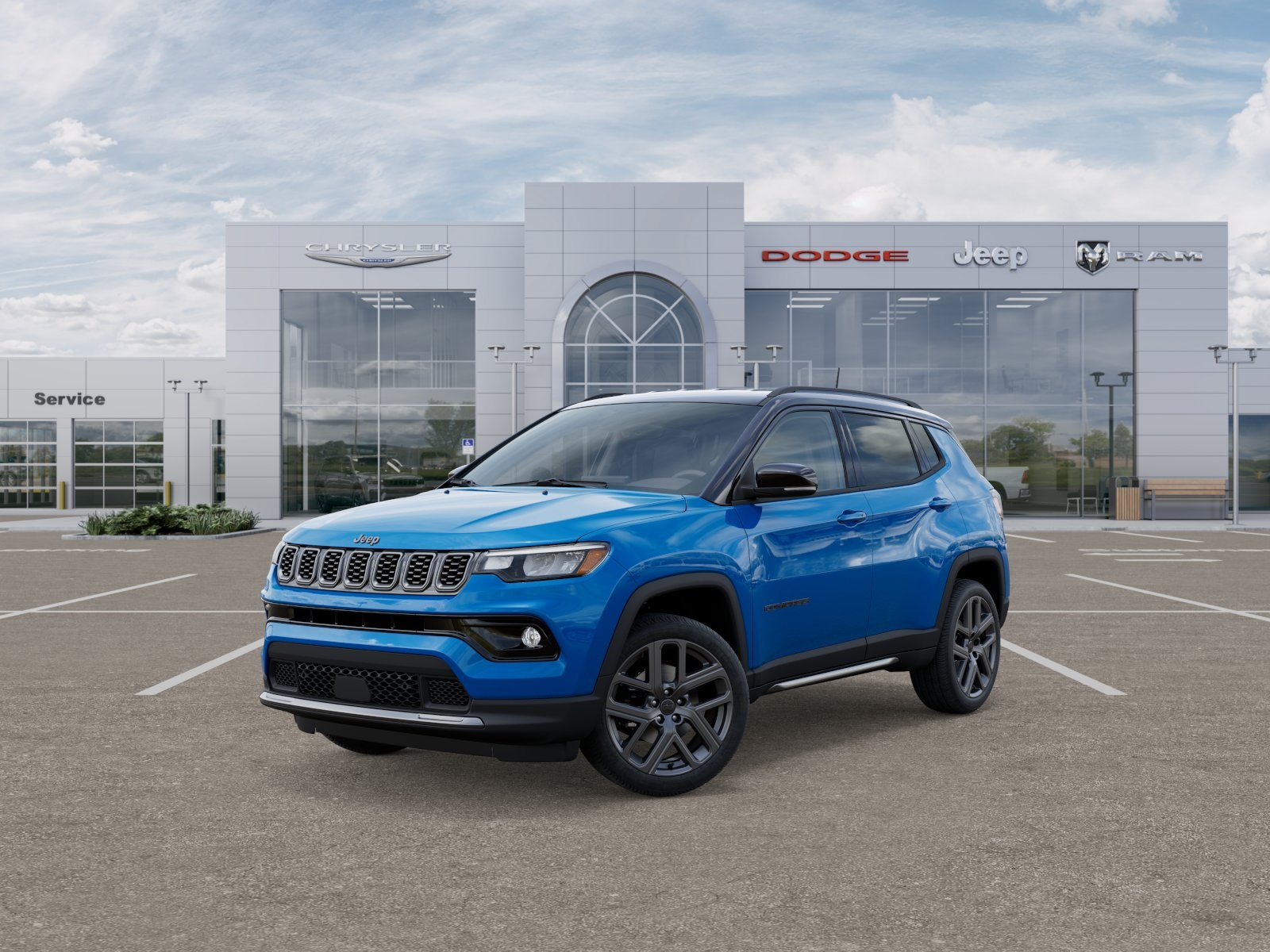 Photo view of 2026 Jeep Compass in Blue
