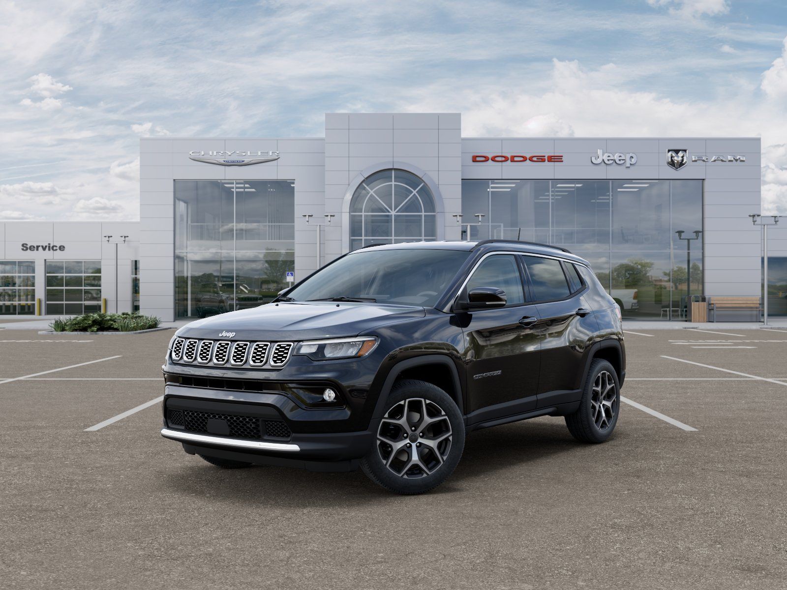 Photo view of 2026 Jeep Compass in Black
