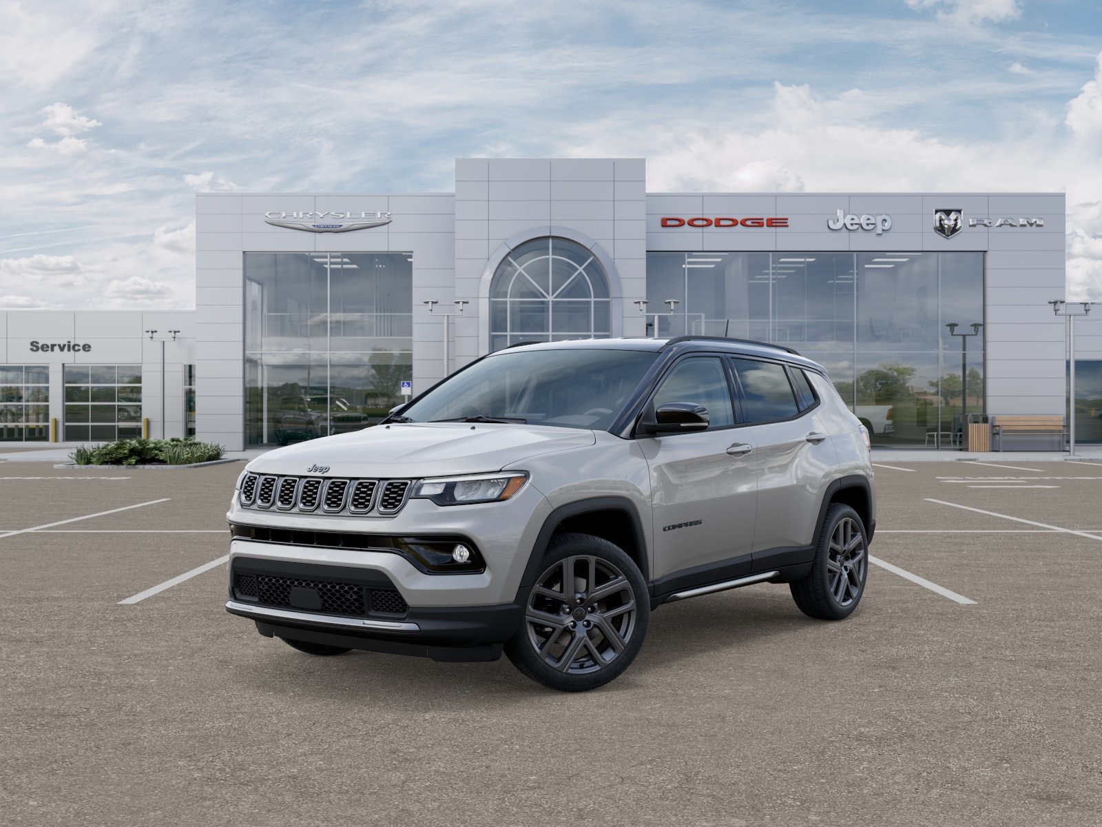 Photo view of 2026 Jeep Compass in Silver