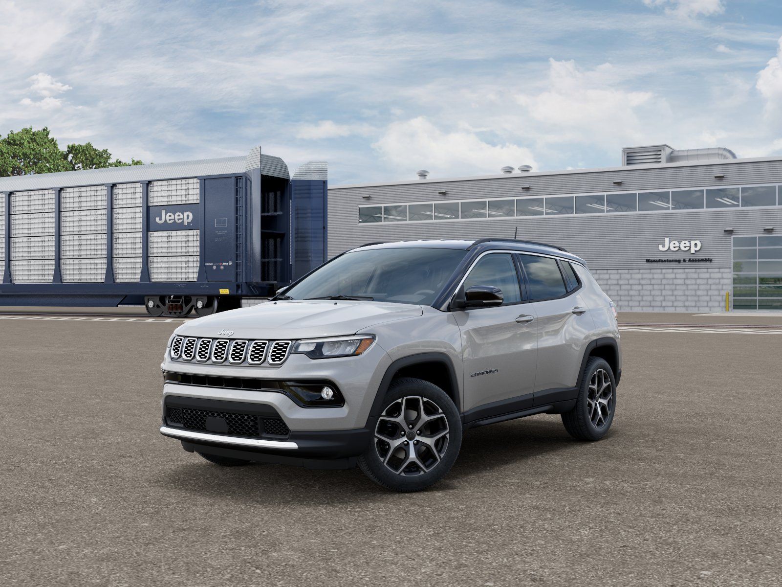 Photo view of 2026 Jeep Compass in Silver