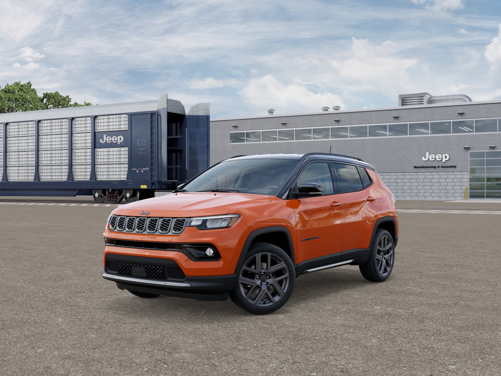 Photo view of 2026 Jeep Compass in Orange