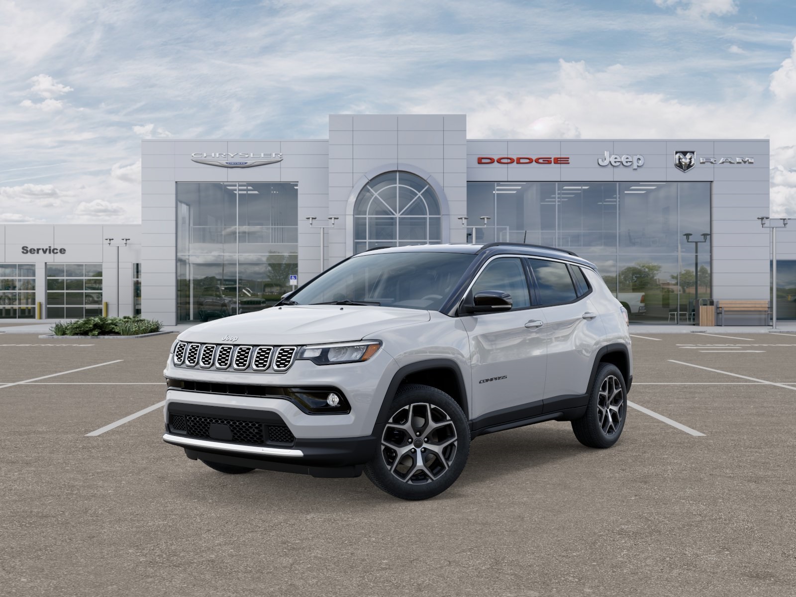 Photo view of 2026 Jeep Compass in White