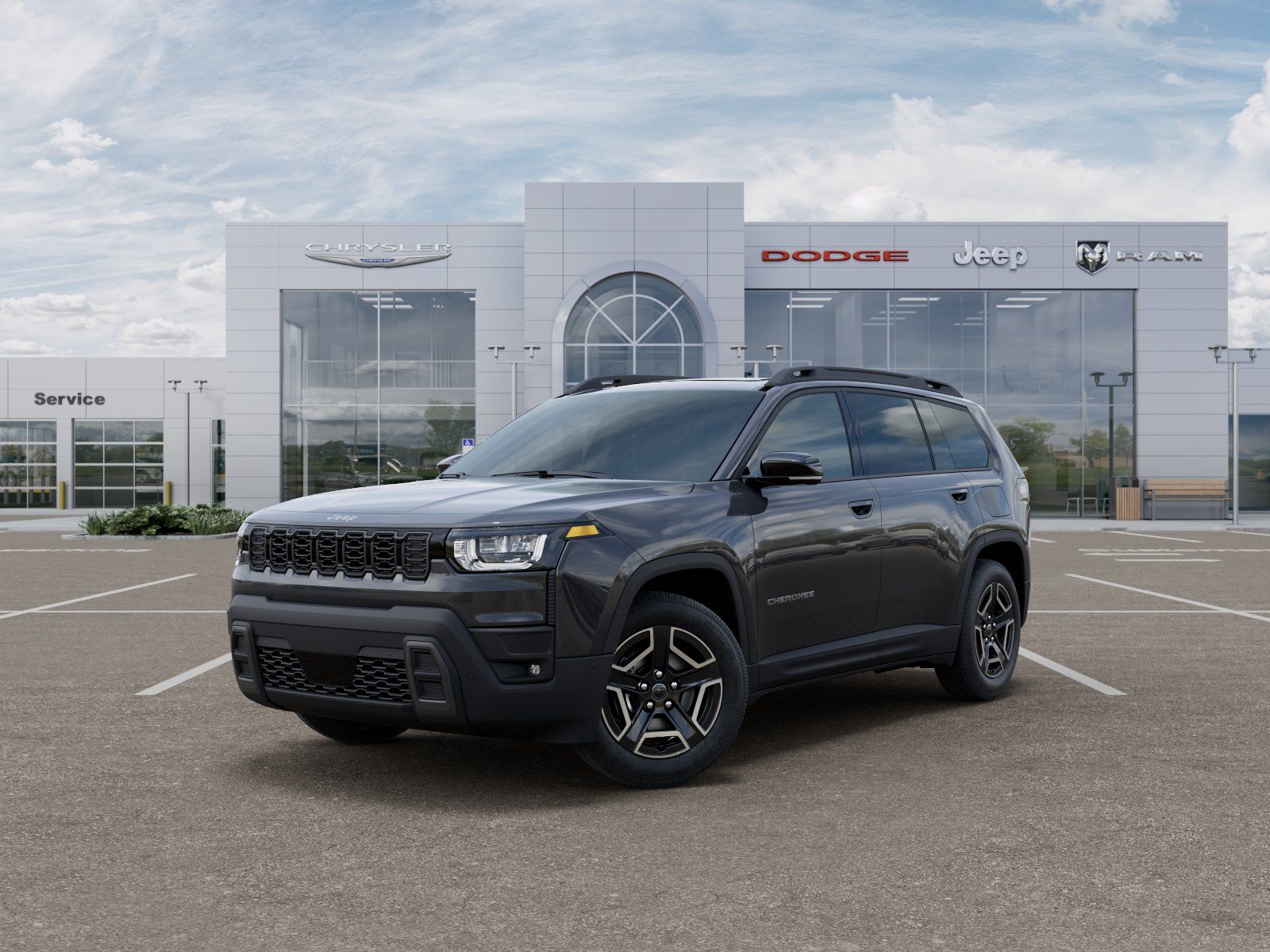 Photo view of 2026 Jeep Cherokee in Gray