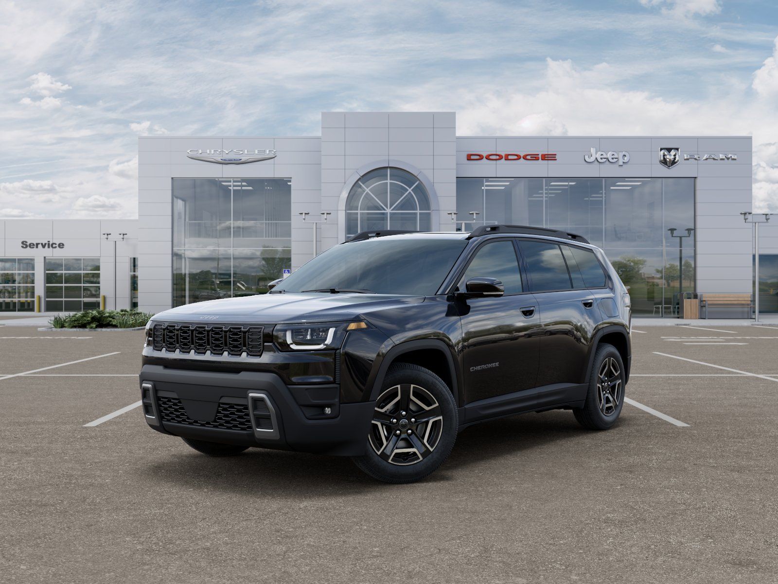 Photo view of 2026 Jeep Cherokee in Black
