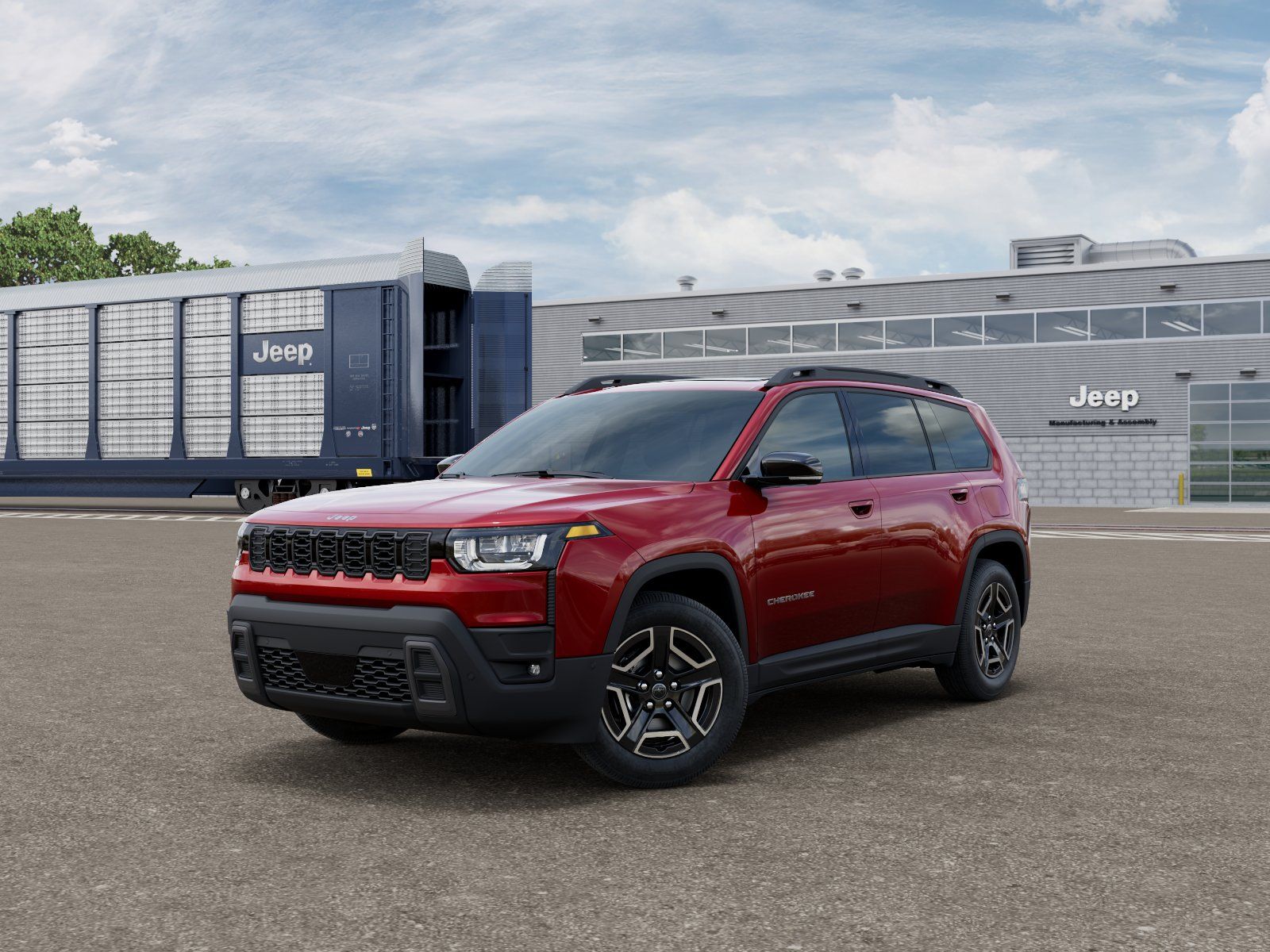 Photo view of 2026 Jeep Cherokee in Red