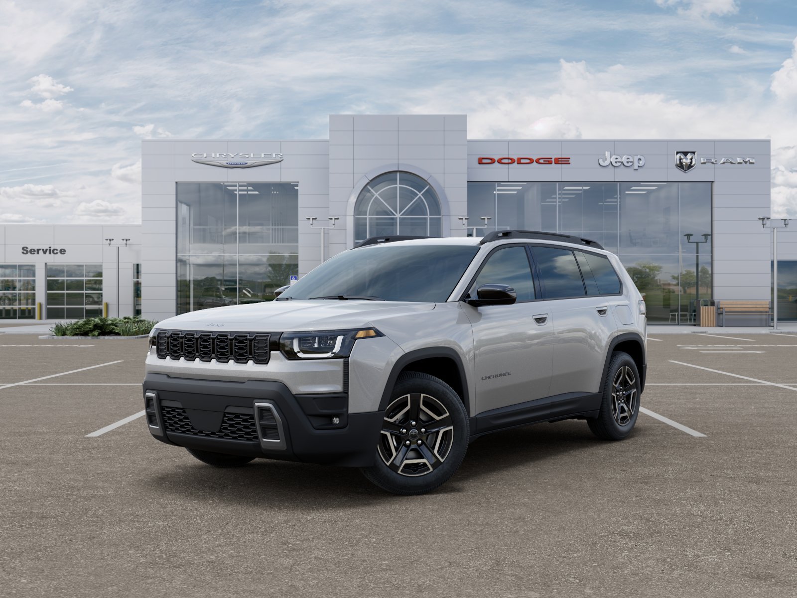 Photo view of 2026 Jeep Cherokee in Silver