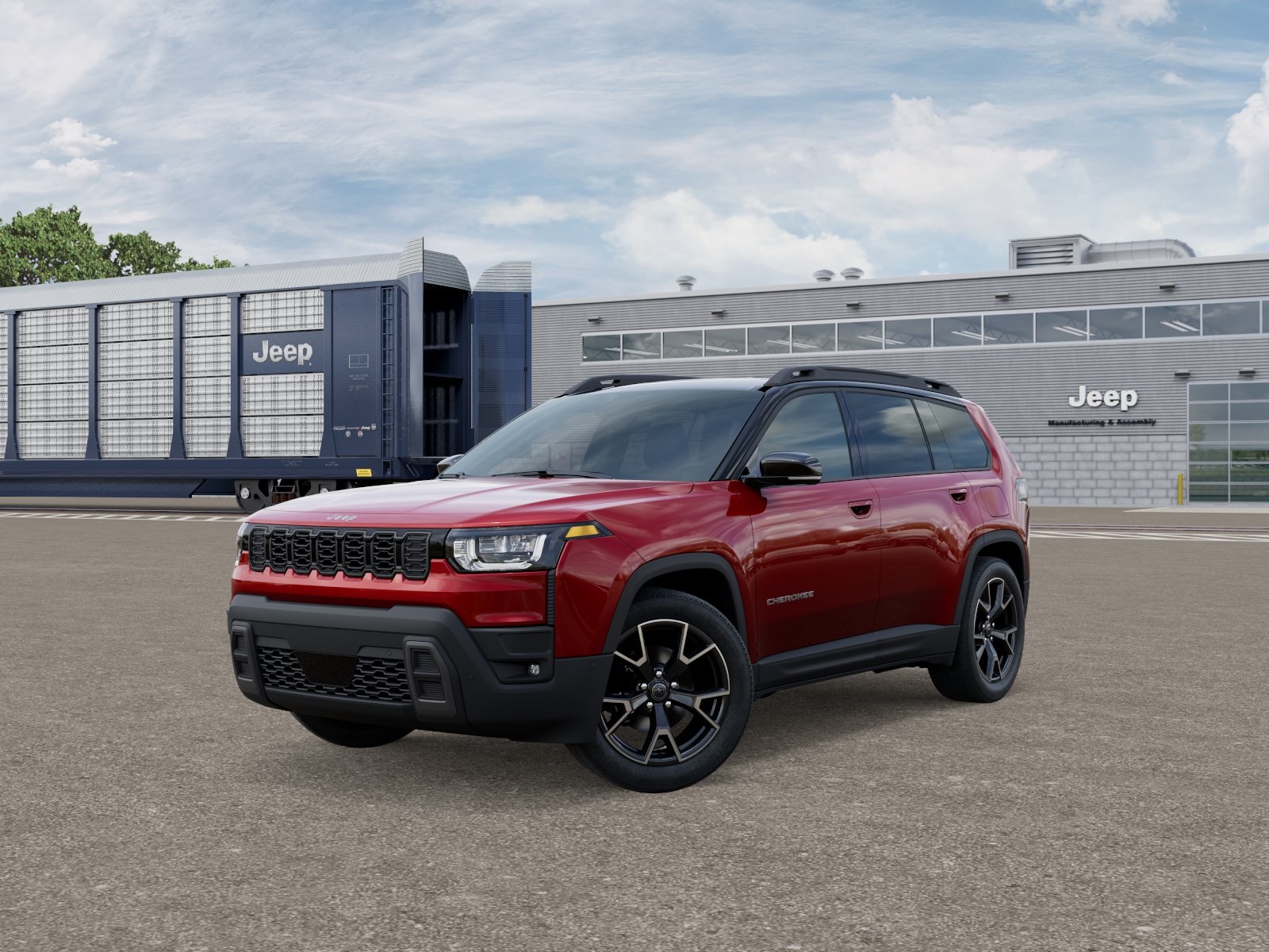 Photo view of 2026 Jeep Cherokee in Red
