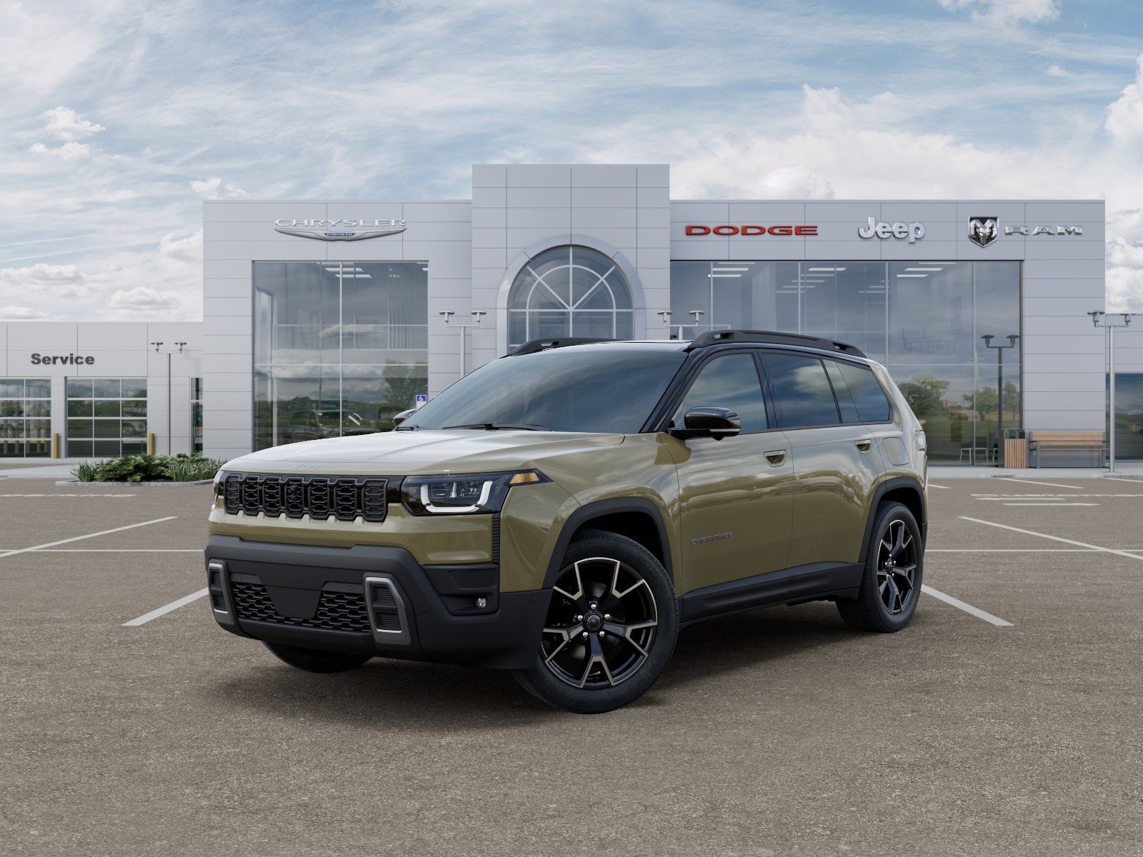 Photo view of 2026 Jeep Cherokee in Green