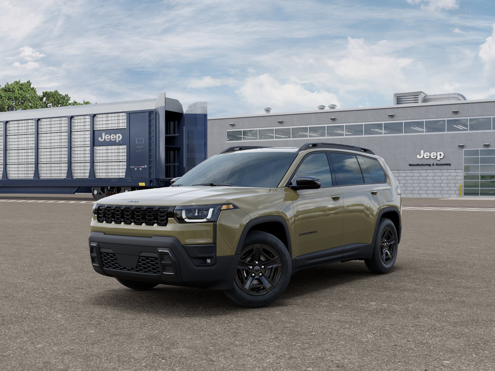 Photo view of 2027 Jeep Cherokee in Green
