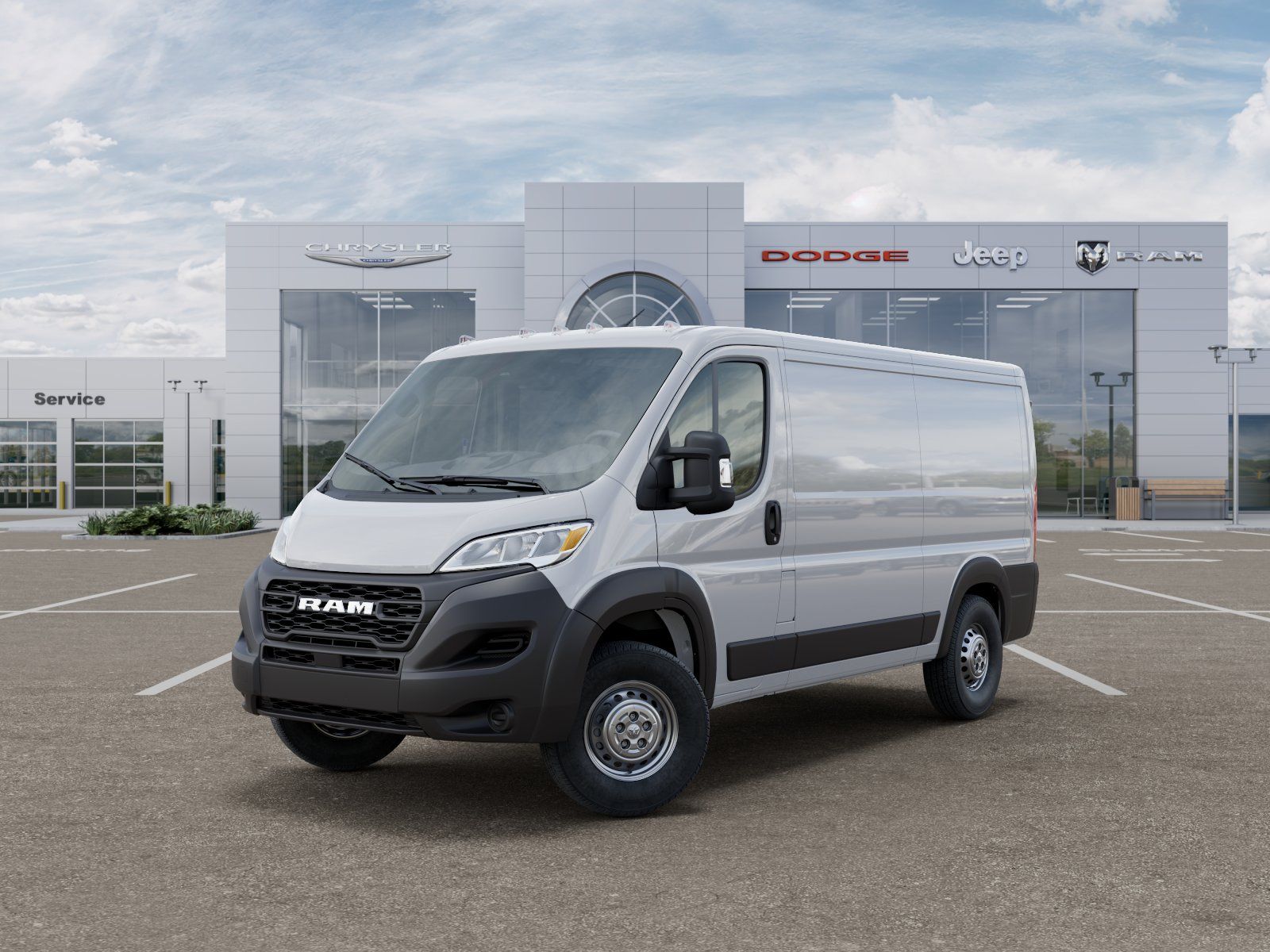 Photo view of 2026 Ram ProMaster Cargo Van in White