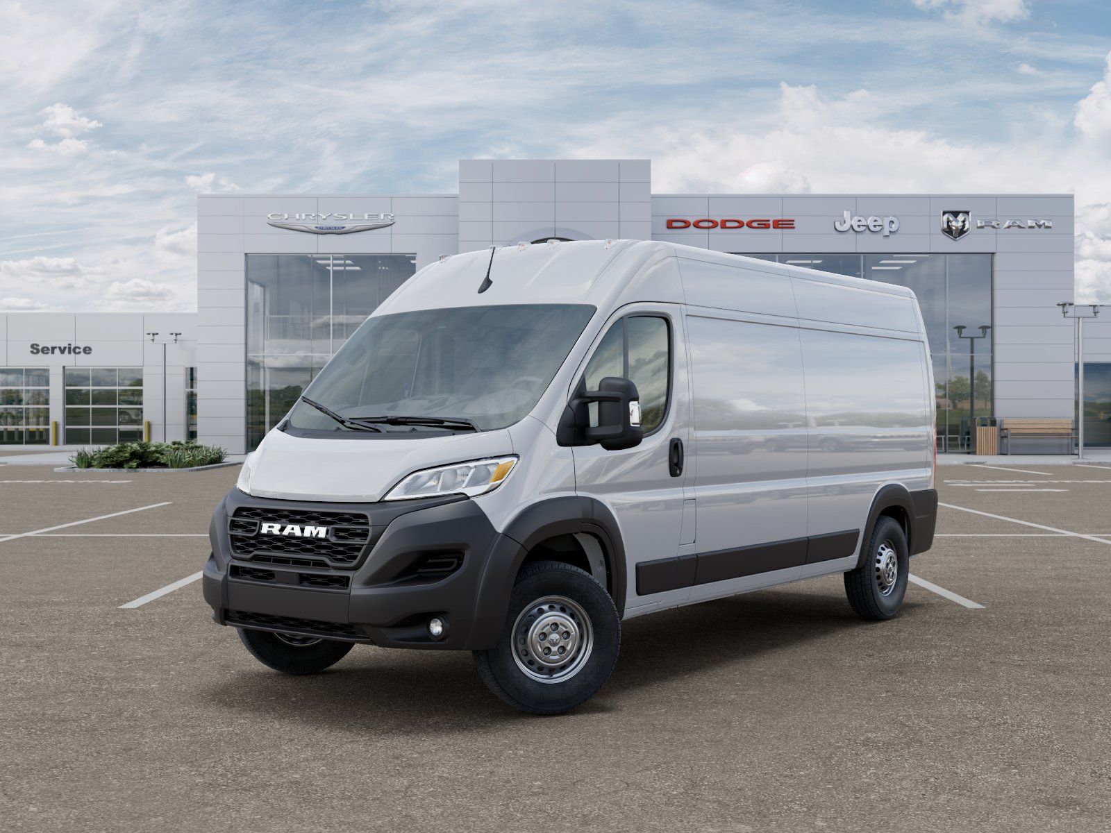 Photo view of 2026 Ram ProMaster Window Van in White