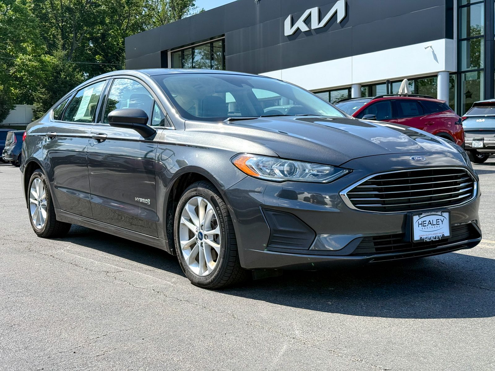 Photo view of 2019 Ford Fusion Hybrid in Gray