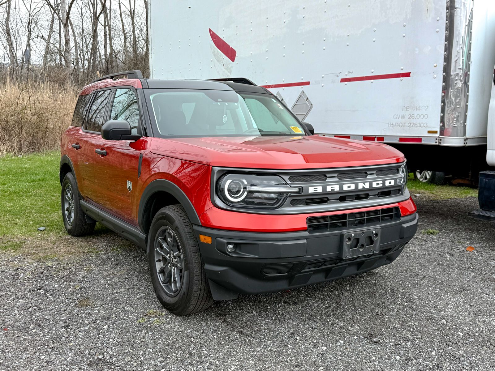 Photo view of 2023 Ford Bronco Sport in Red