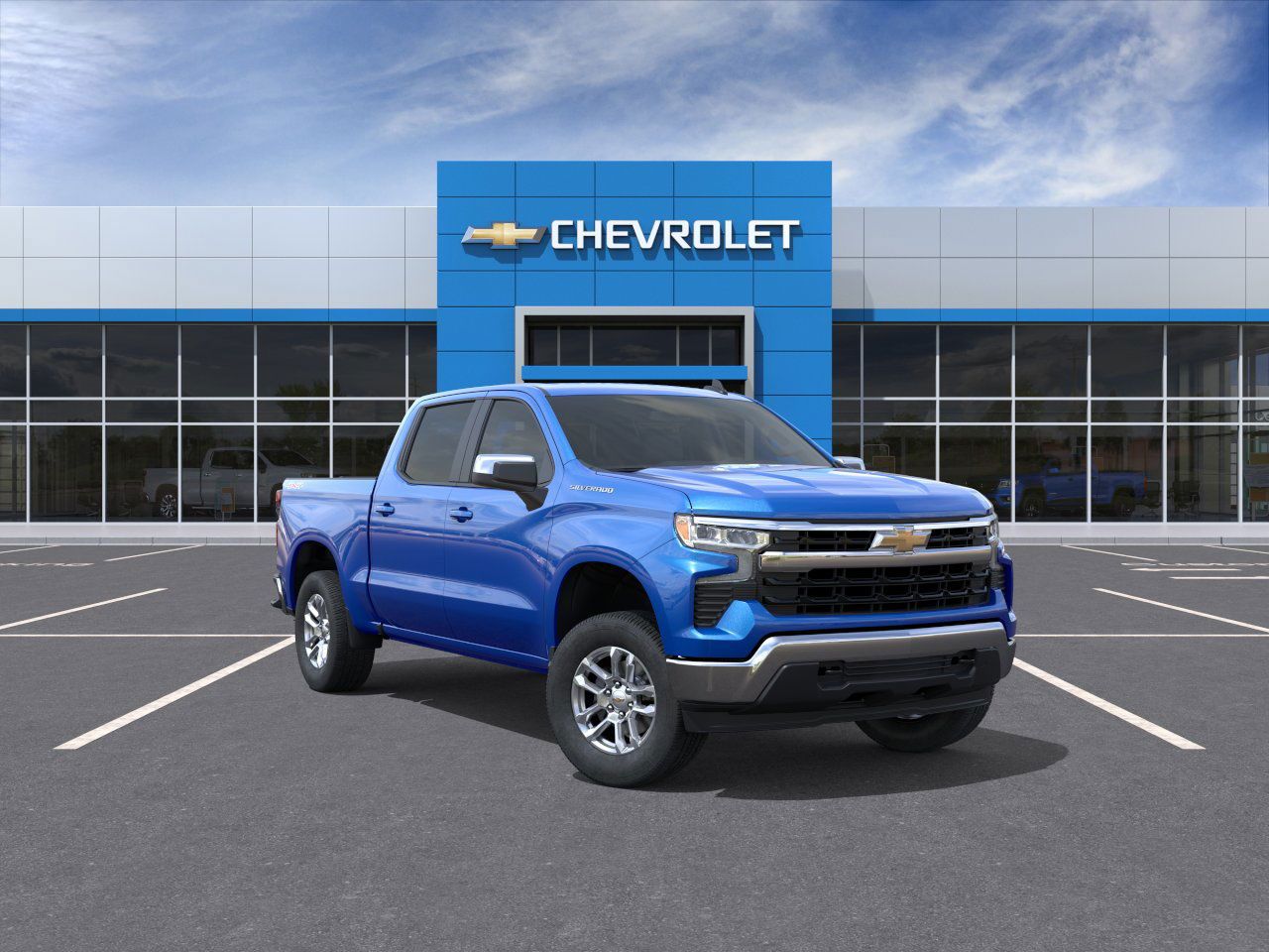 Photo view of 2026 Chevrolet Silverado 1500 in Blue