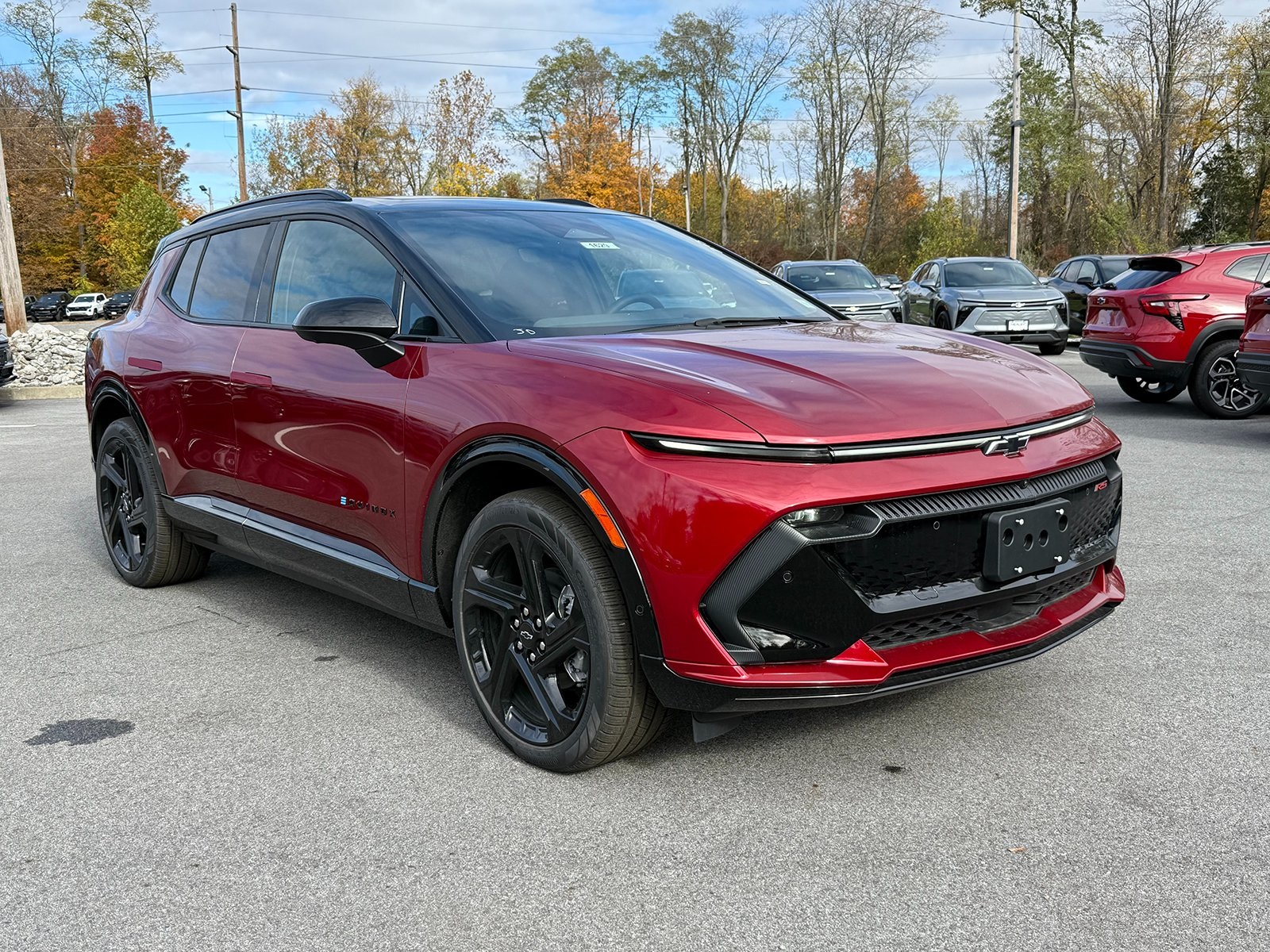 Photo view of 2025 Chevrolet Equinox EV in Red