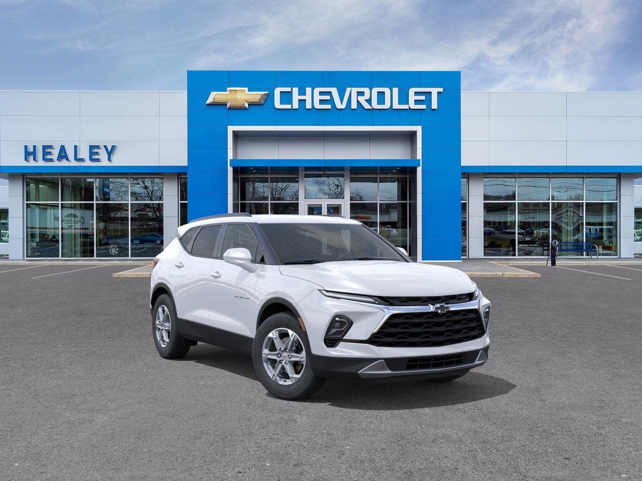 Photo view of 2025 Chevrolet Blazer in White