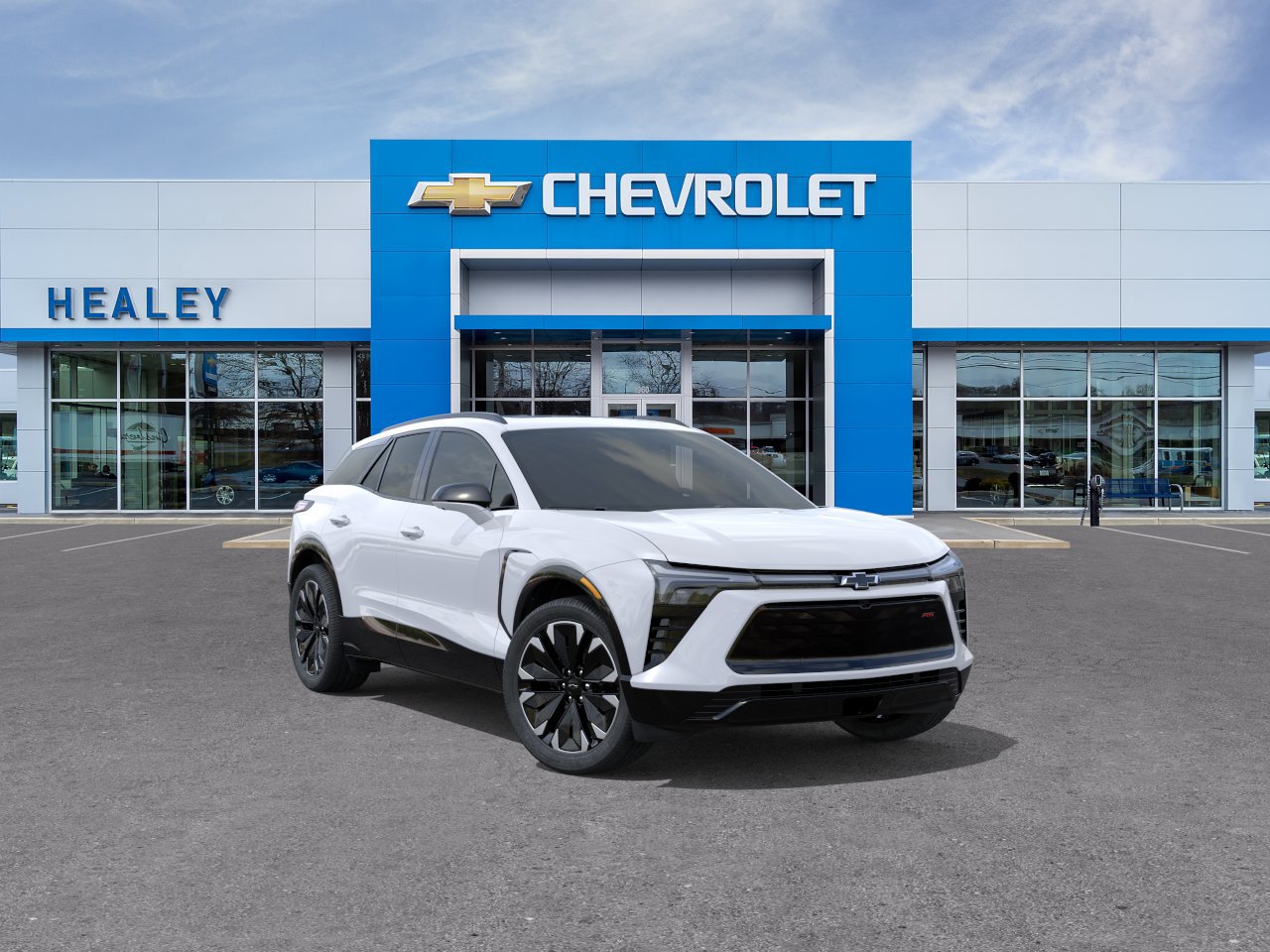 Photo view of 2027 Chevrolet Blazer EV in White