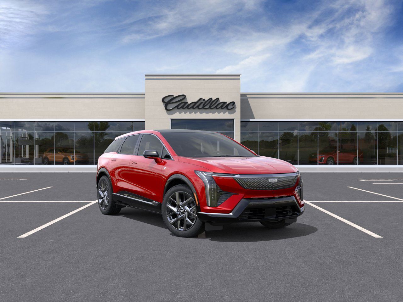 Photo view of 2026 Cadillac OPTIQ in Red