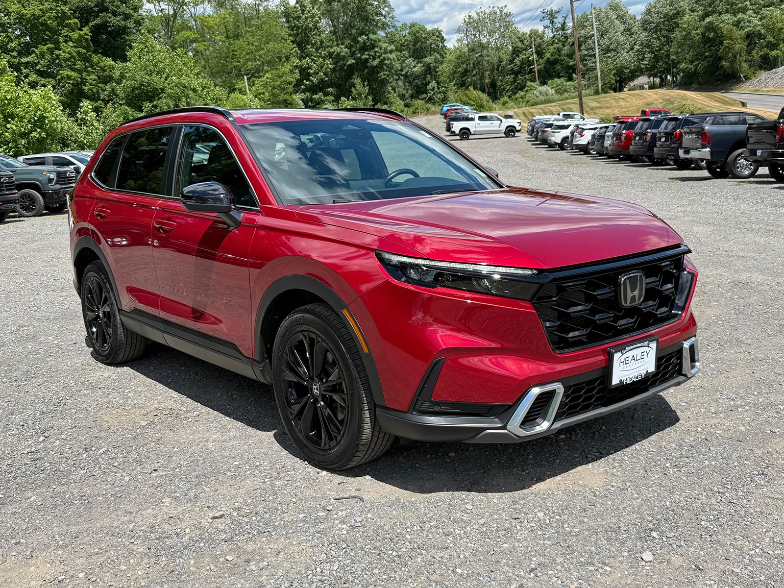 Photo view of 2025 Honda CR-V Hybrid in Red