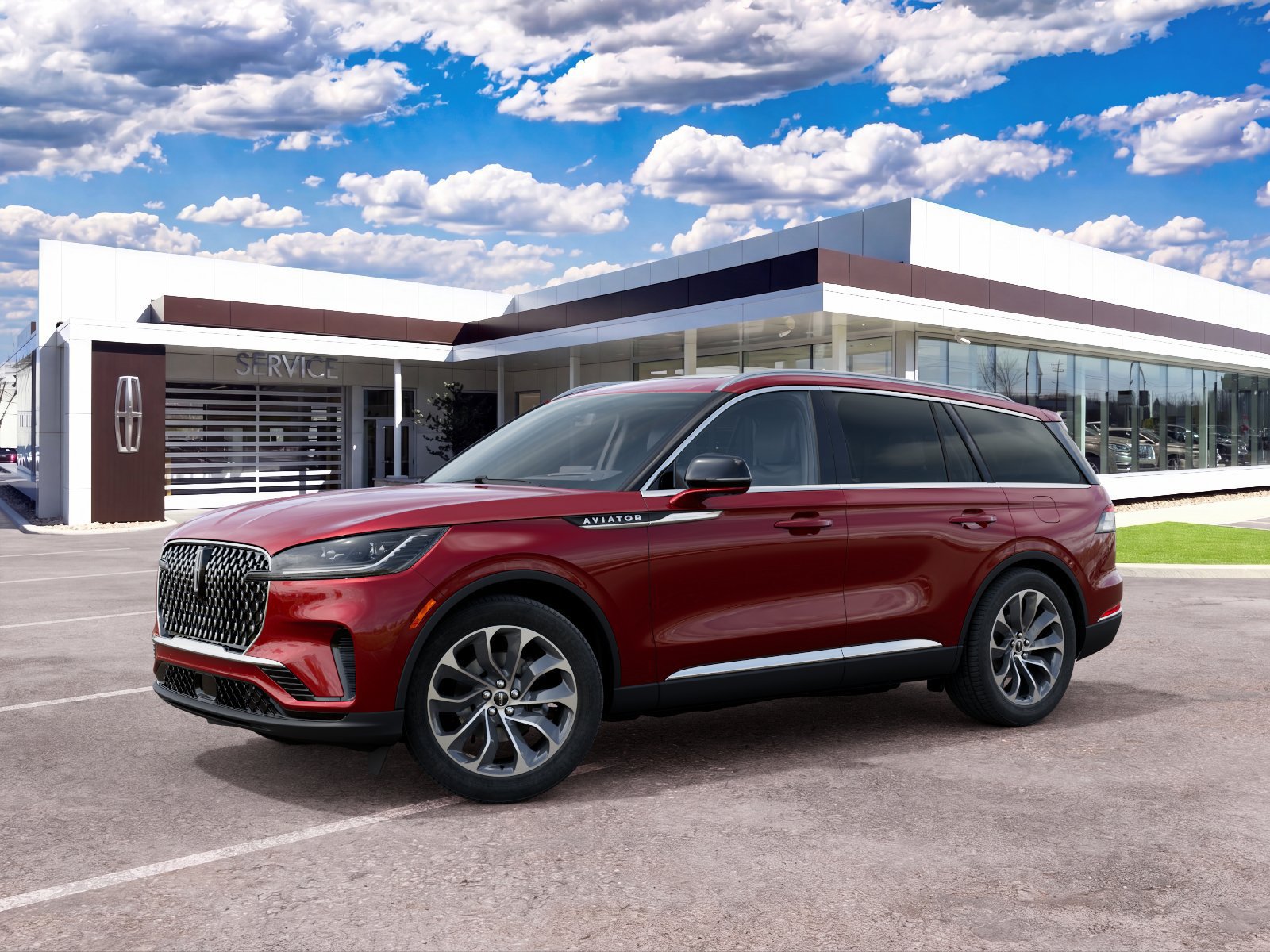 Photo view of 2027 Lincoln Aviator in Red