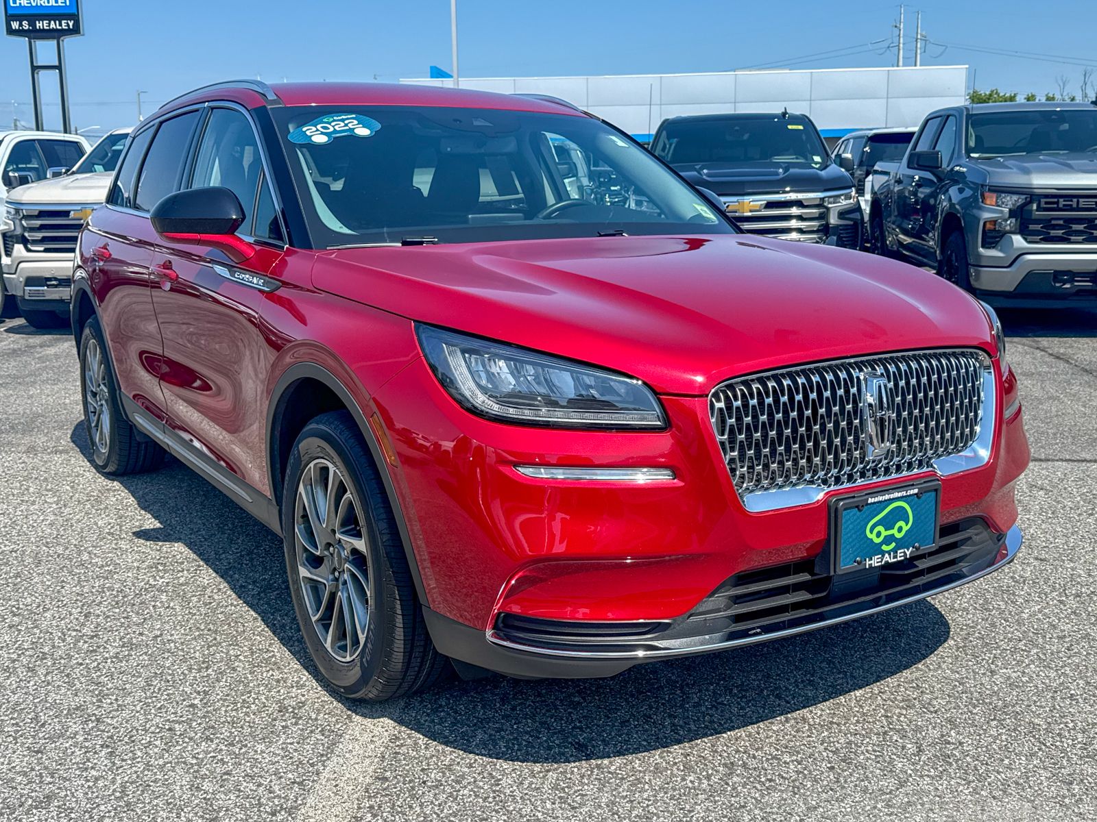 Photo view of 2022 Lincoln Corsair in Red