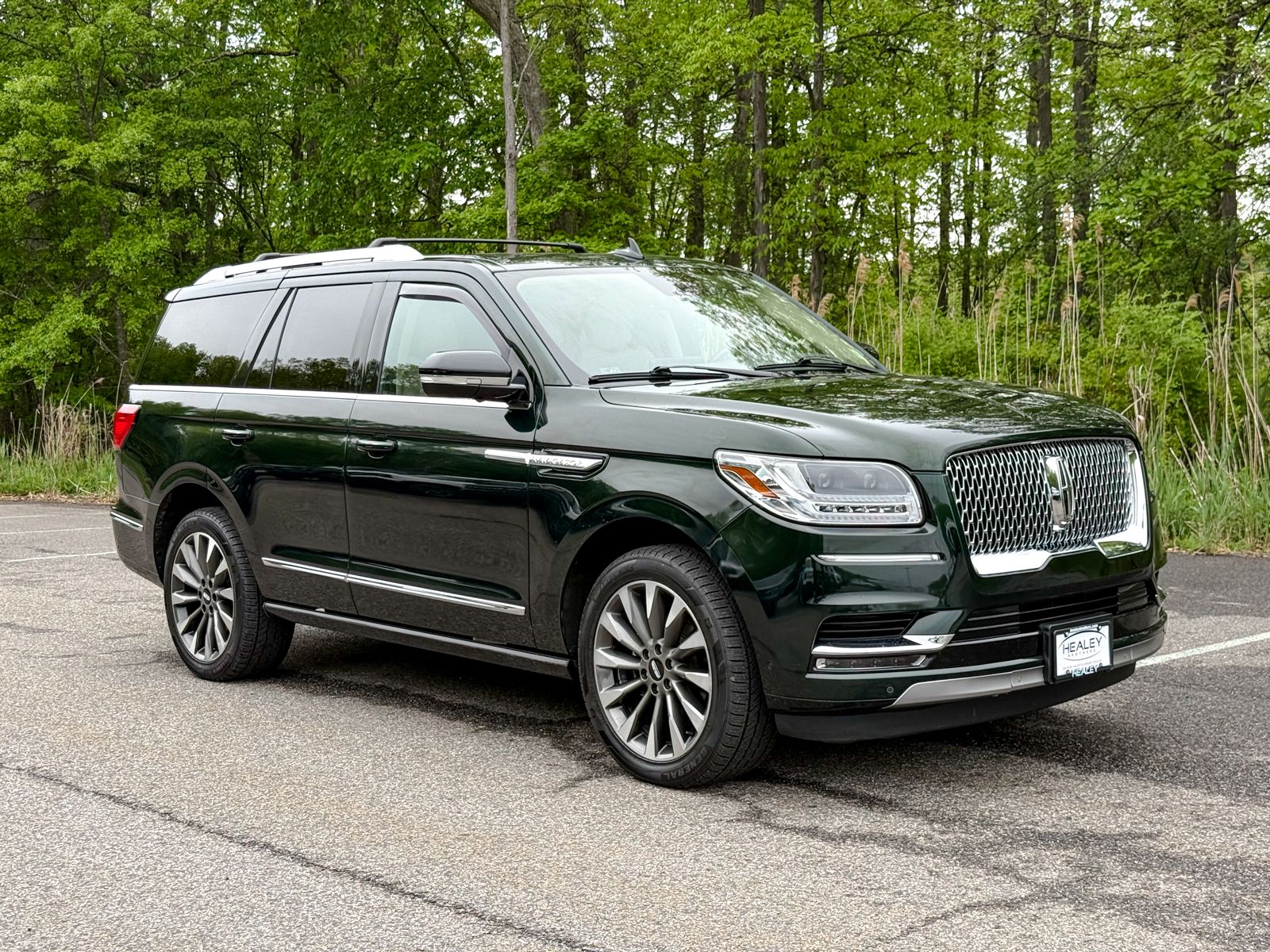 Photo view of 2021 Lincoln Navigator in Green
