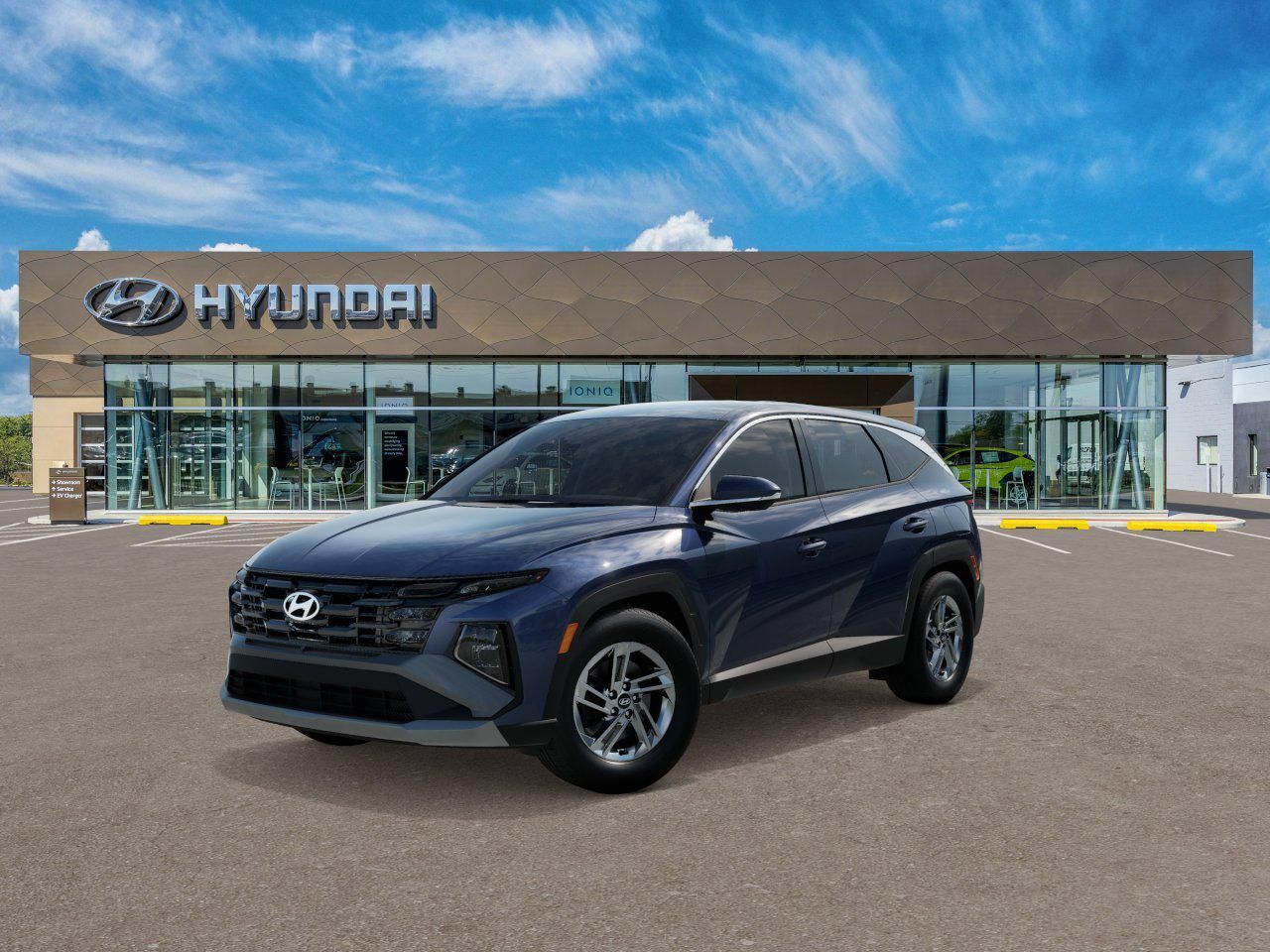 Photo view of 2026 Hyundai Tucson in Blue