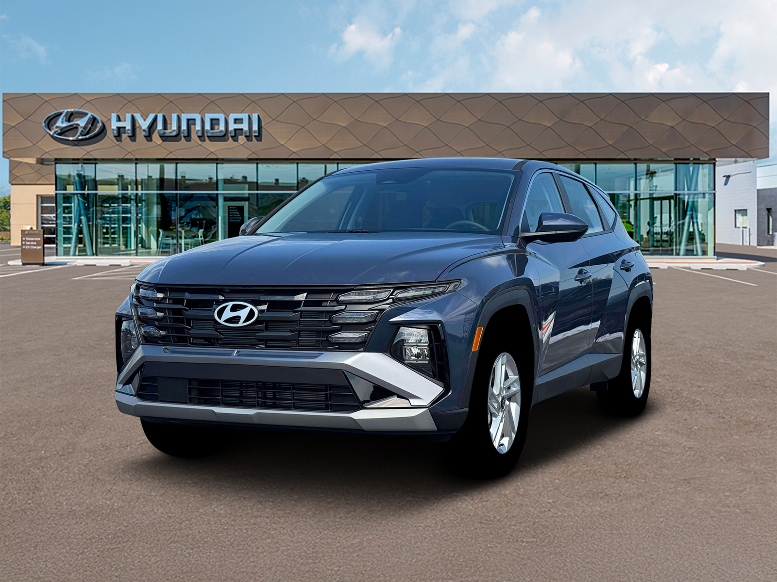 Photo view of 2026 Hyundai Tucson in Blue