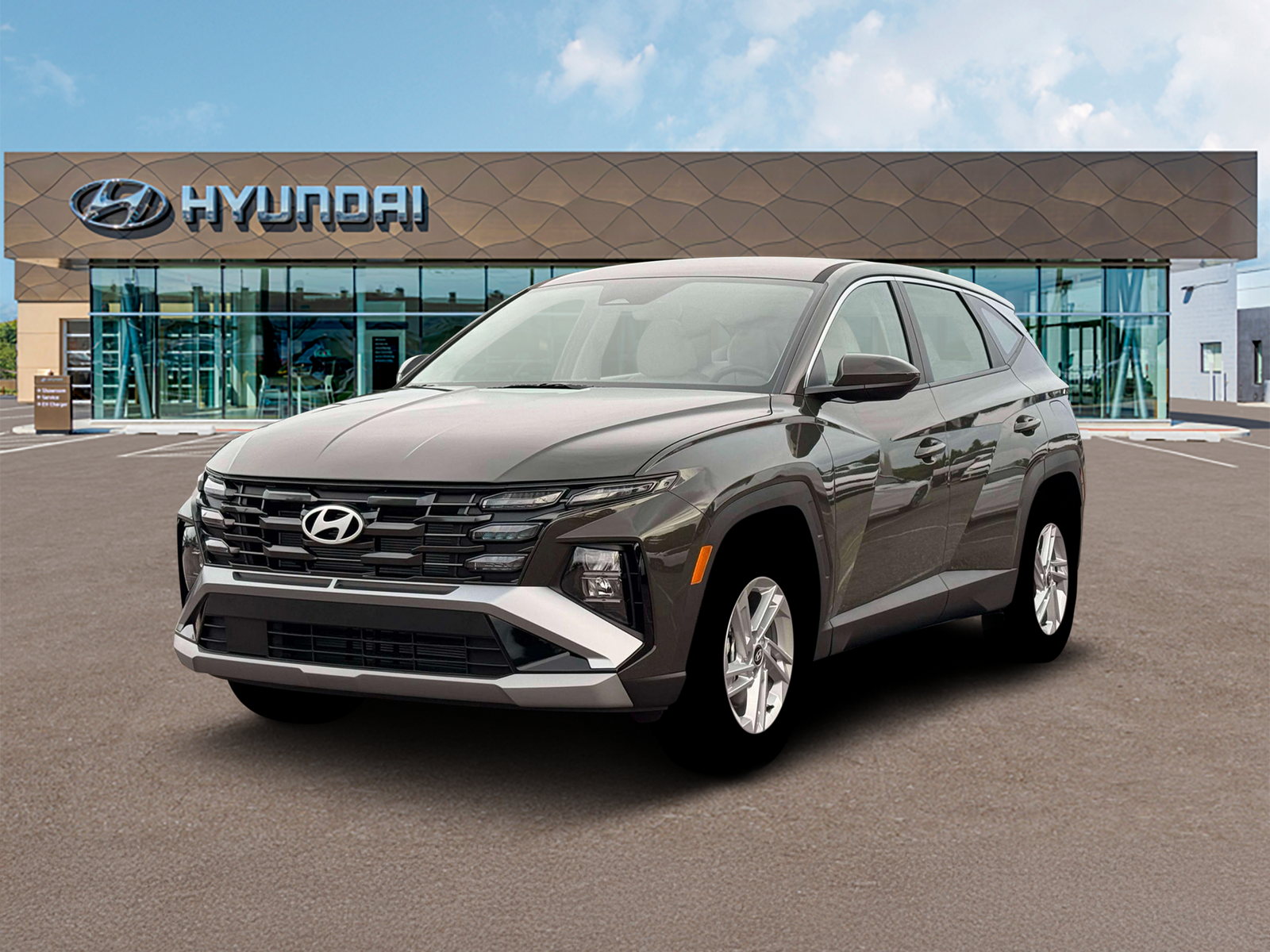 Photo view of 2026 Hyundai Tucson in Green