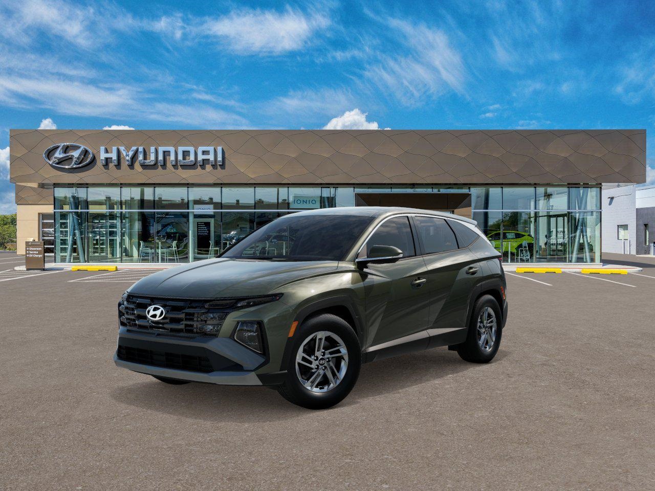 Photo view of 2026 Hyundai Tucson in Green