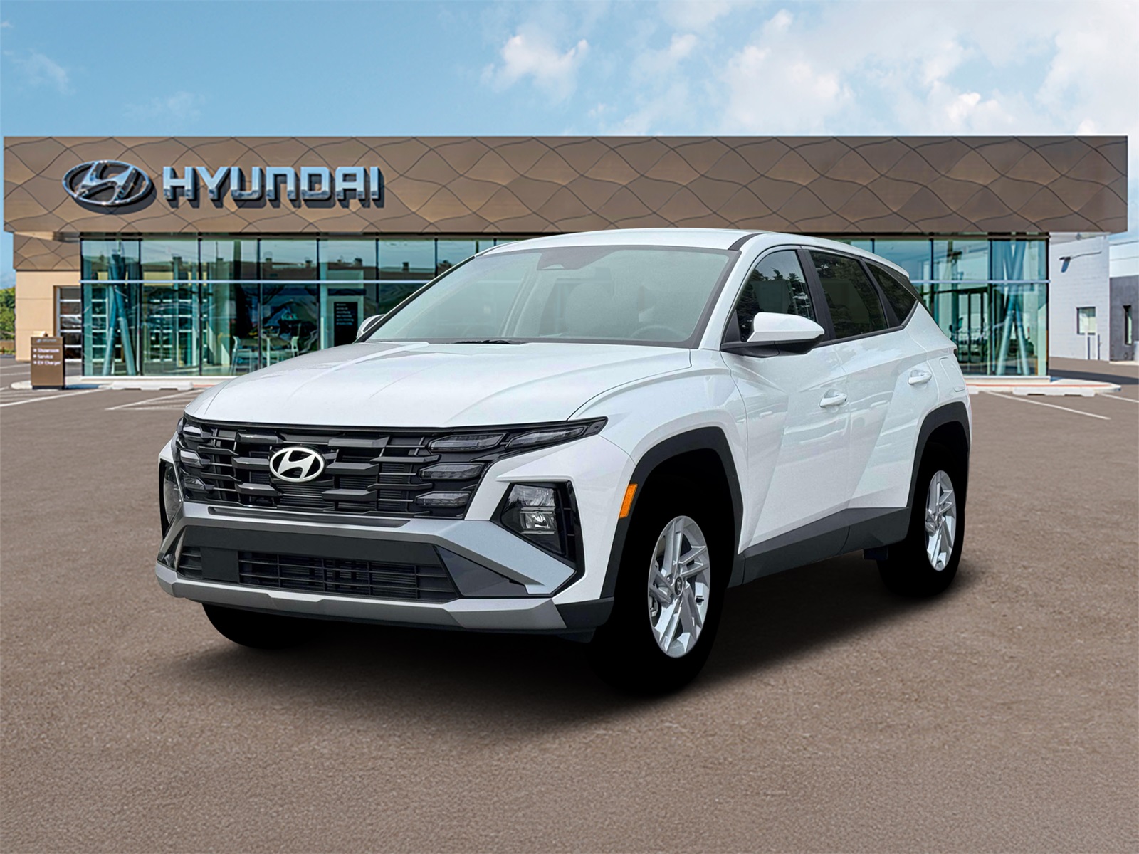Photo view of 2026 Hyundai Tucson in White