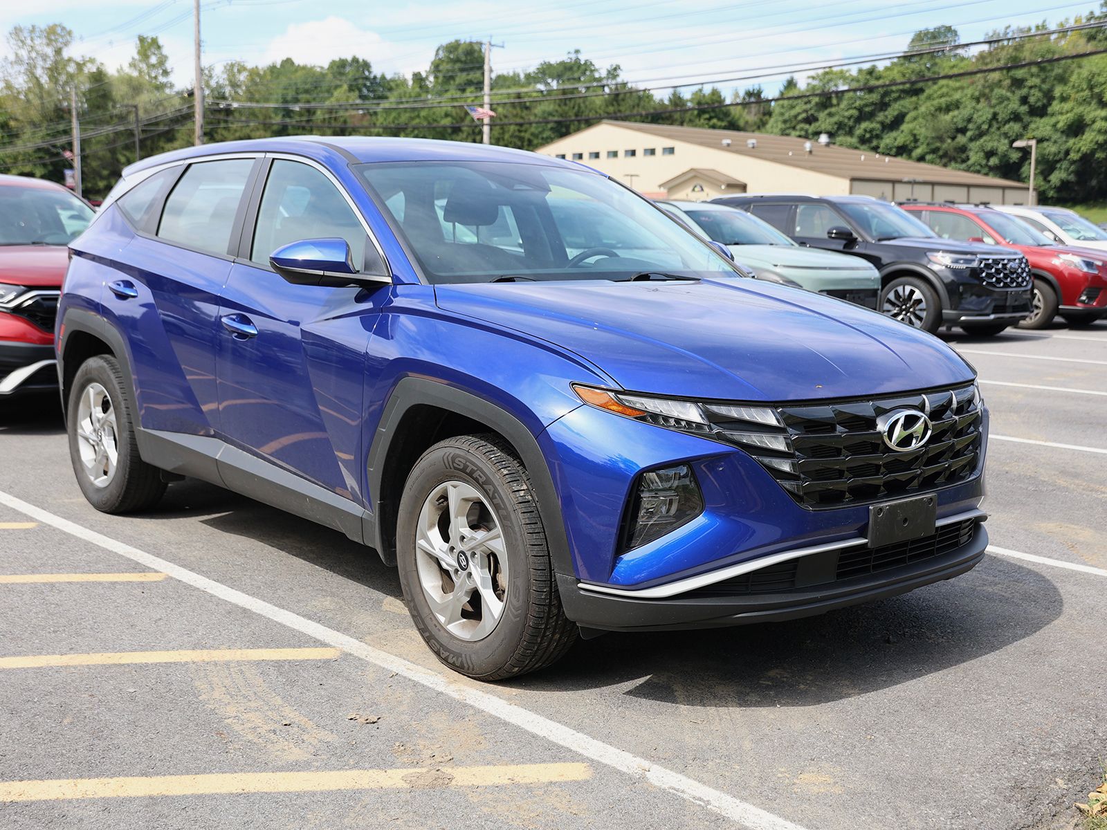 Photo view of 2024 Hyundai Tucson in Blue