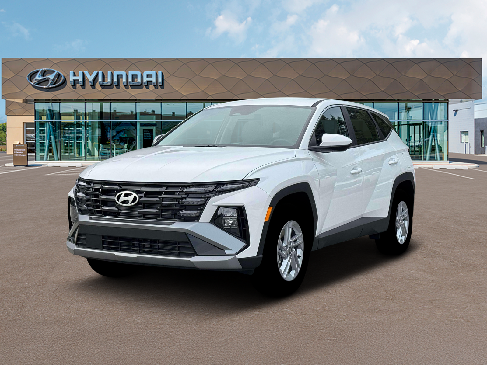 Photo view of 2026 Hyundai Tucson in White