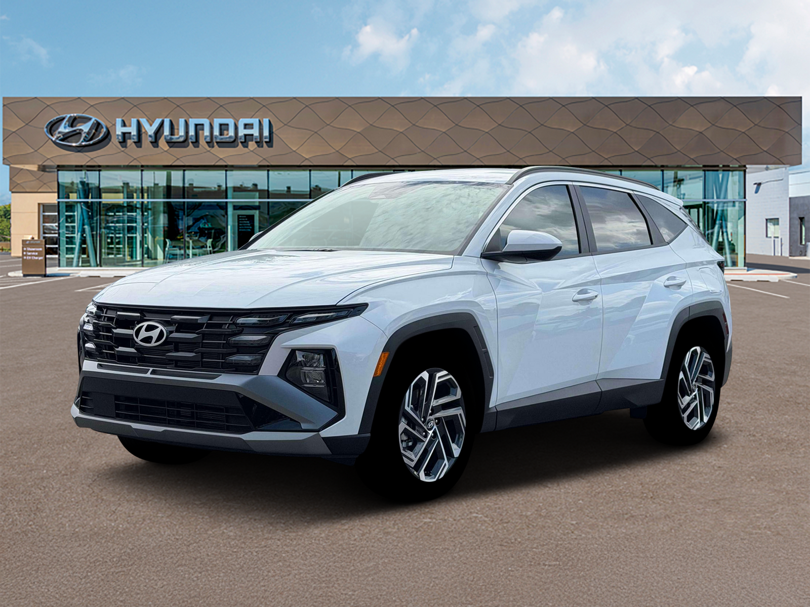 Photo view of 2026 Hyundai Tucson in White