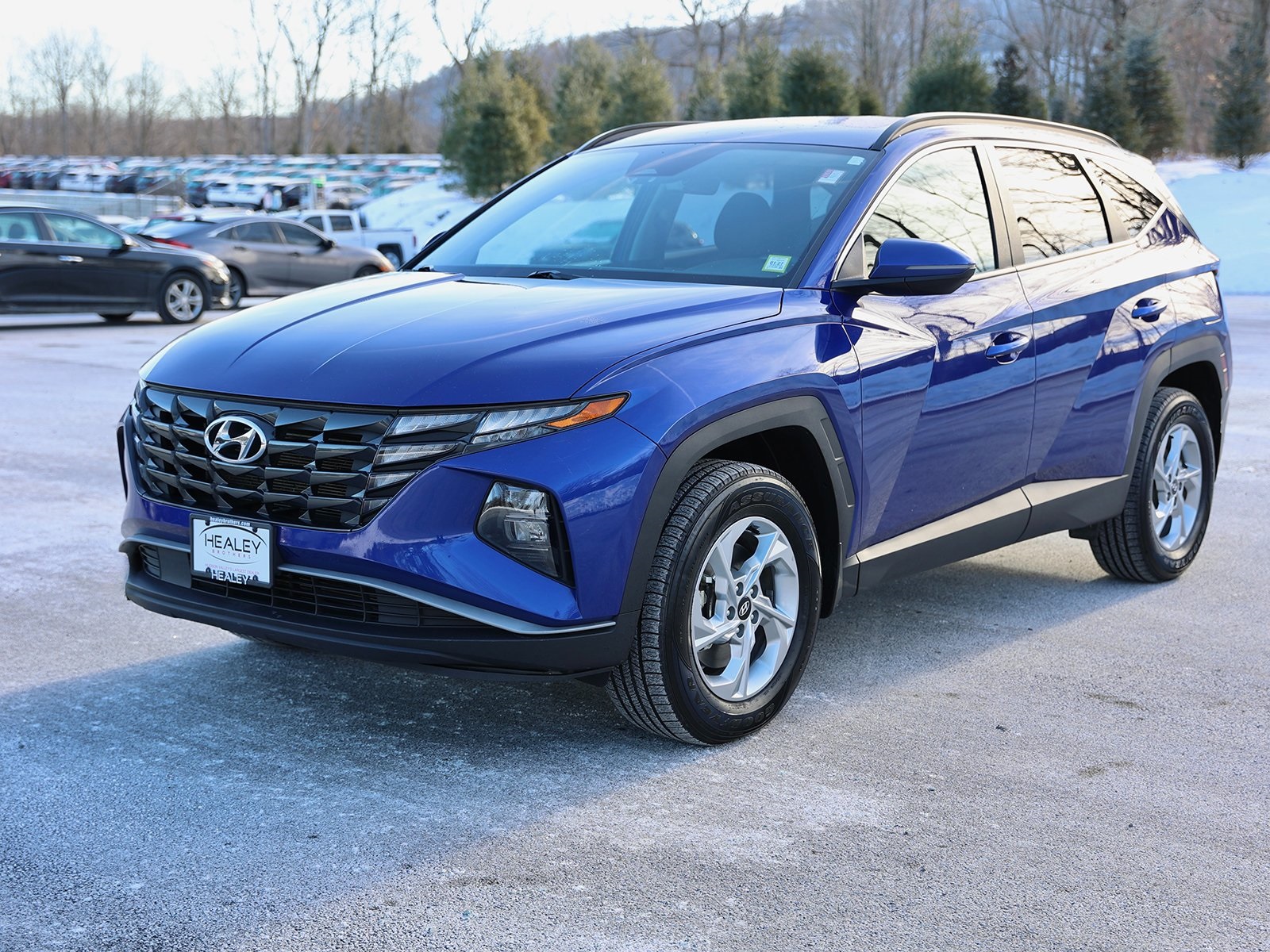 Photo view of 2023 Hyundai Tucson in Blue