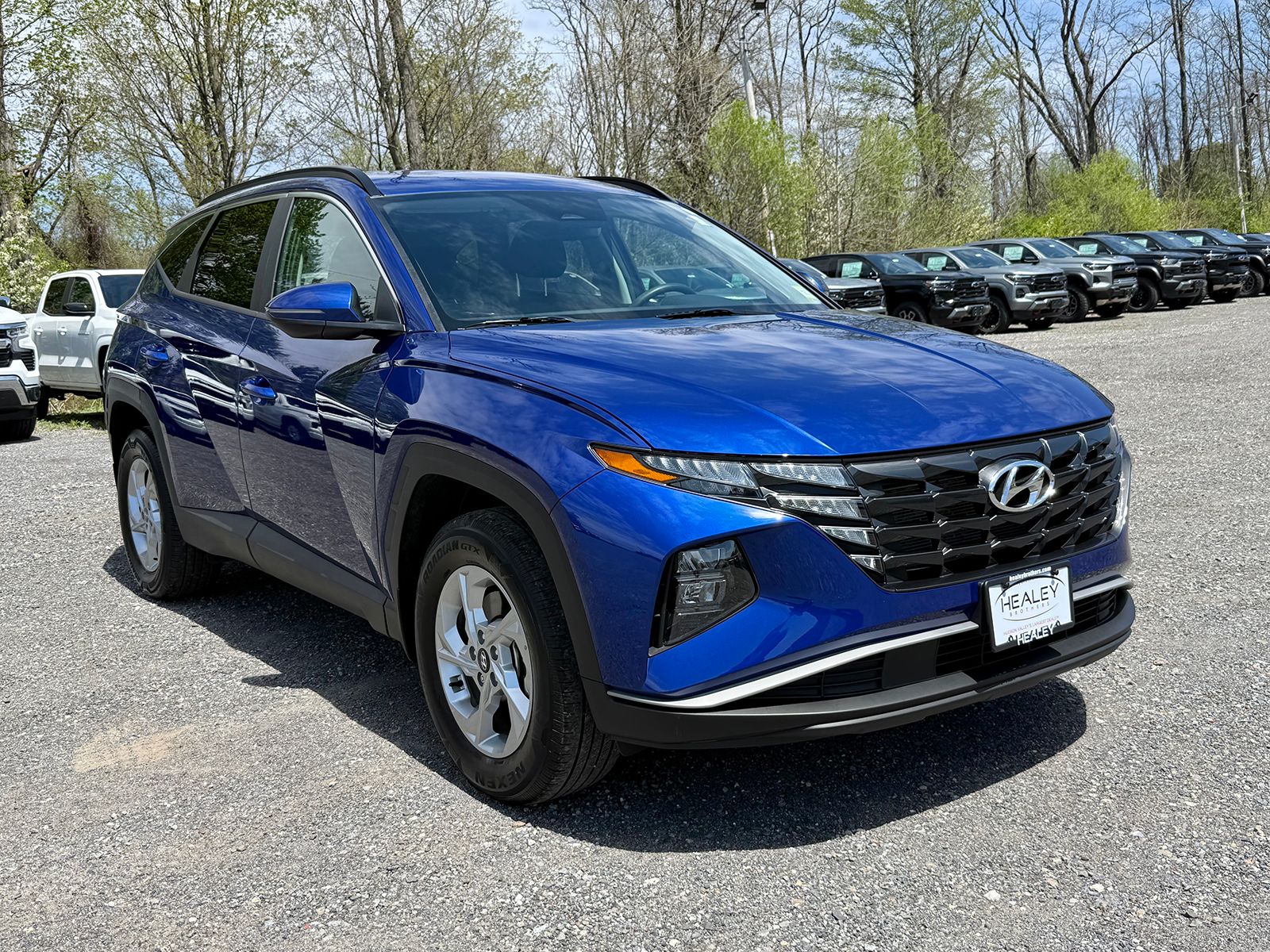 Photo view of 2023 Hyundai Tucson in Blue