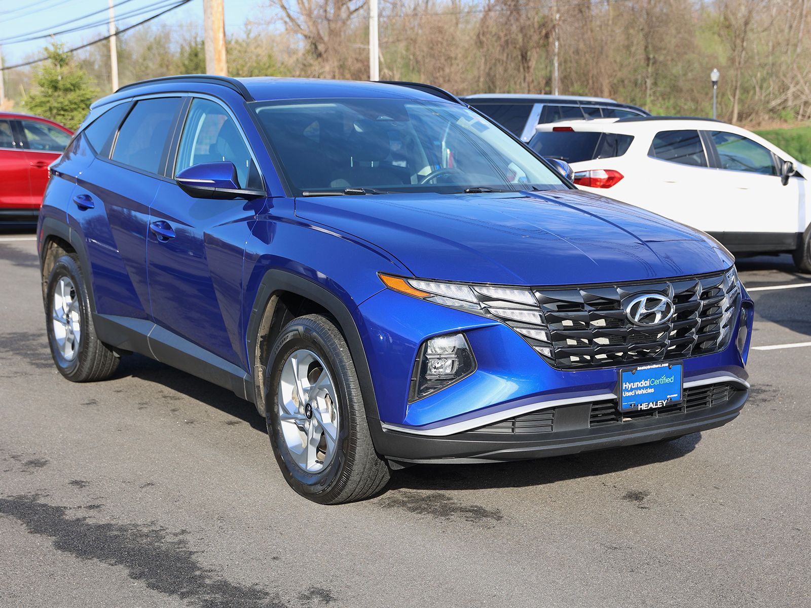 Photo view of 2023 Hyundai Tucson in Blue