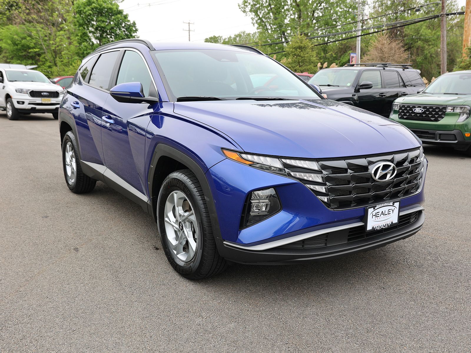 Photo view of 2023 Hyundai Tucson in Blue