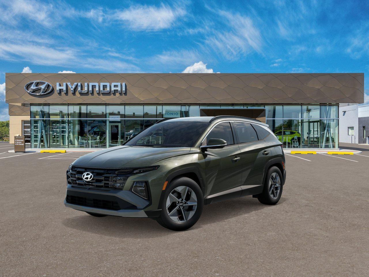 Photo view of 2026 Hyundai Tucson in Green