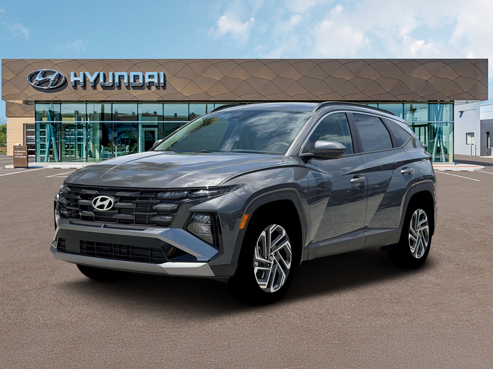 Photo view of 2026 Hyundai Tucson in Gray