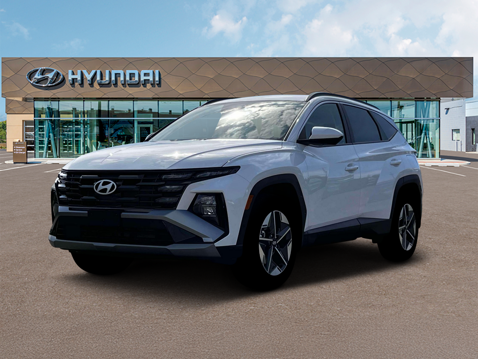 Photo view of 2026 Hyundai Tucson in White